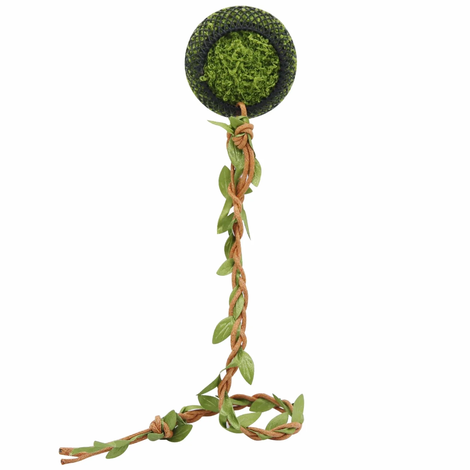 Cachette pour Reptiles avec 2 Aimants Puissants, Abri en Cuir pour Araignées Sauteuses - Décoration Naturelle en Maille pour Terrariums