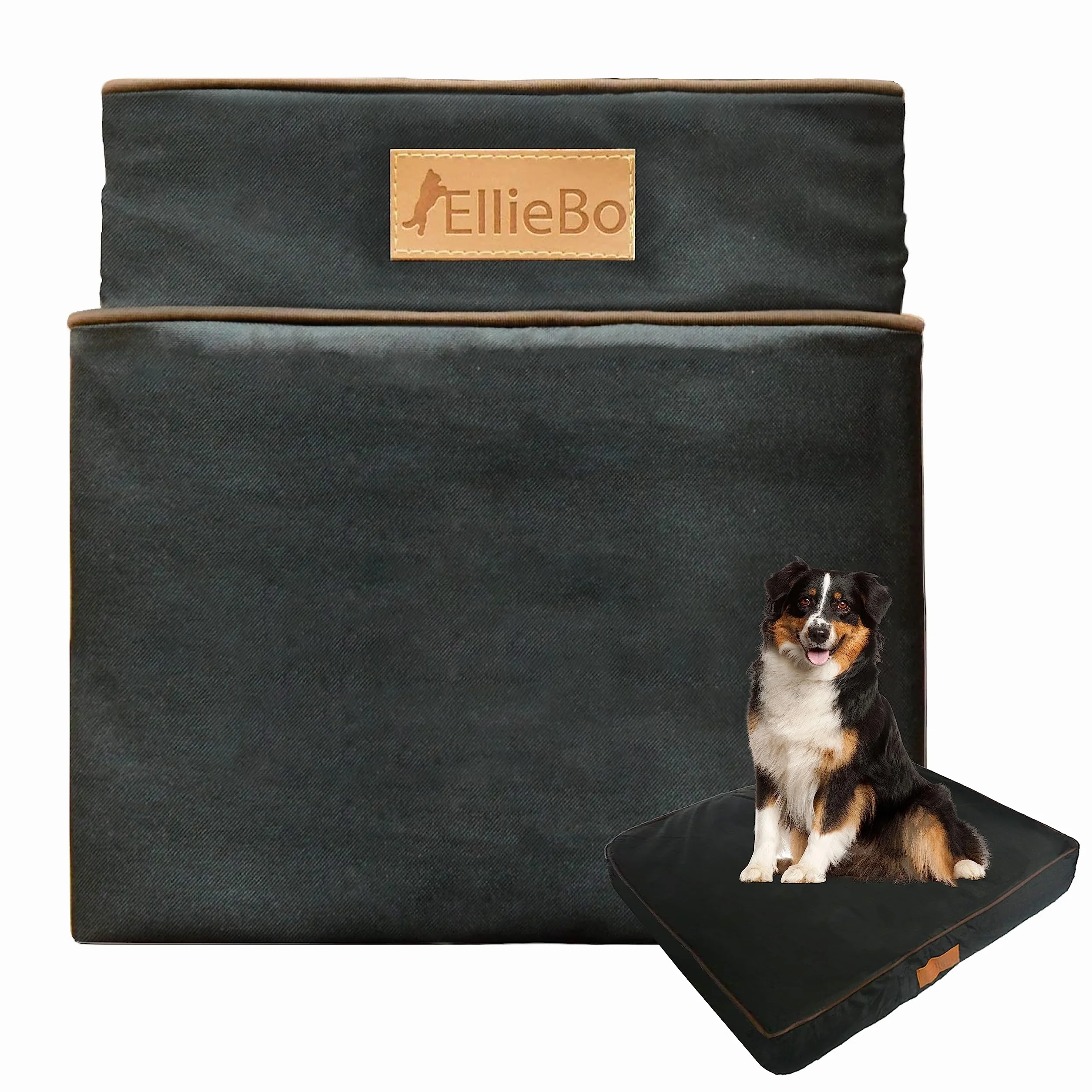 Ellie-Bo Housse Imperméable pour Chien de Rechange 87 x 57 cm Noir