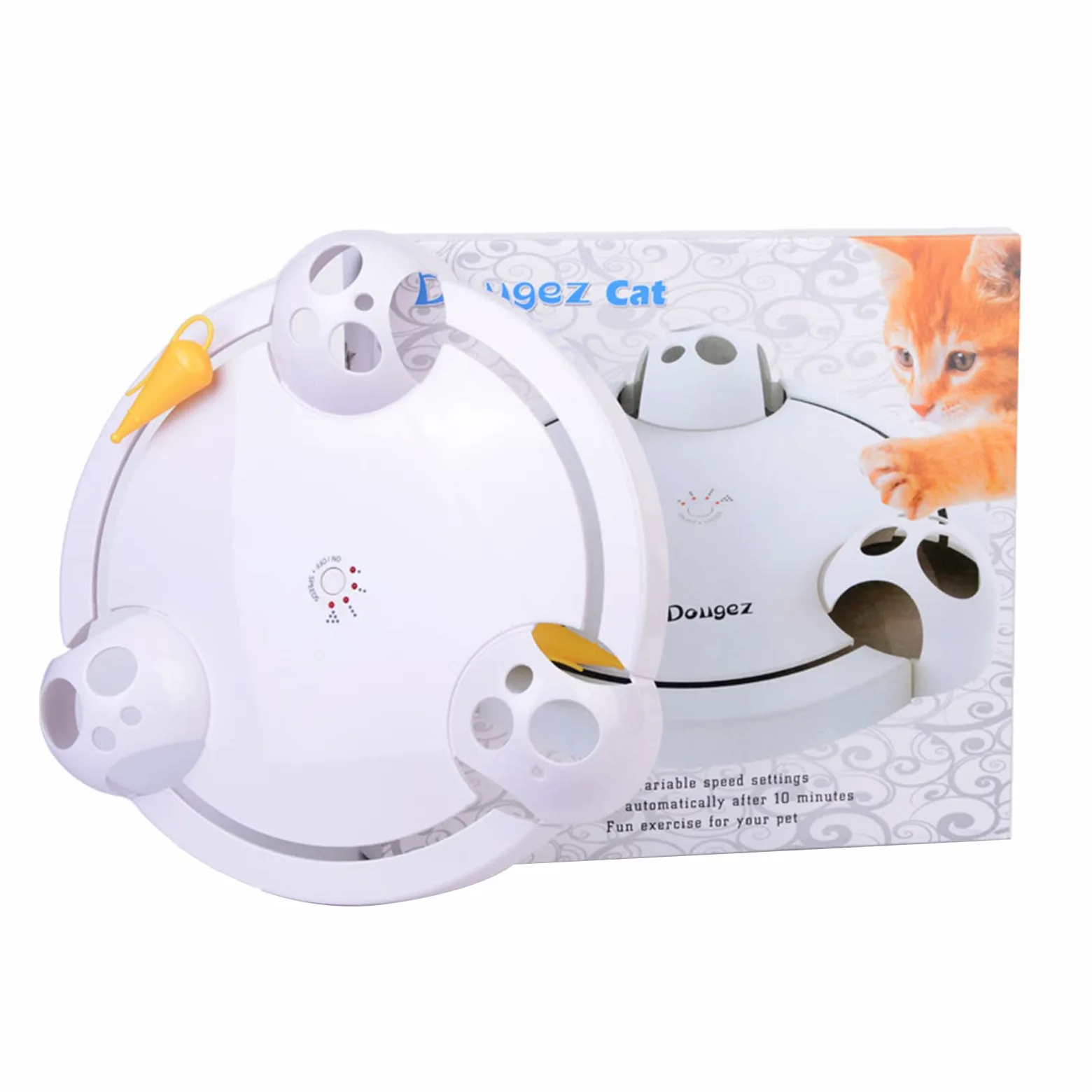 Jouet interactif pour Chats, Souris, Exercice Amusant, Souris Mobile électrique, Chaton, Batterie, Teaser interactif pour Le Mouvement électrique d ' intérieur, stimule l ' Exercice de Chasse