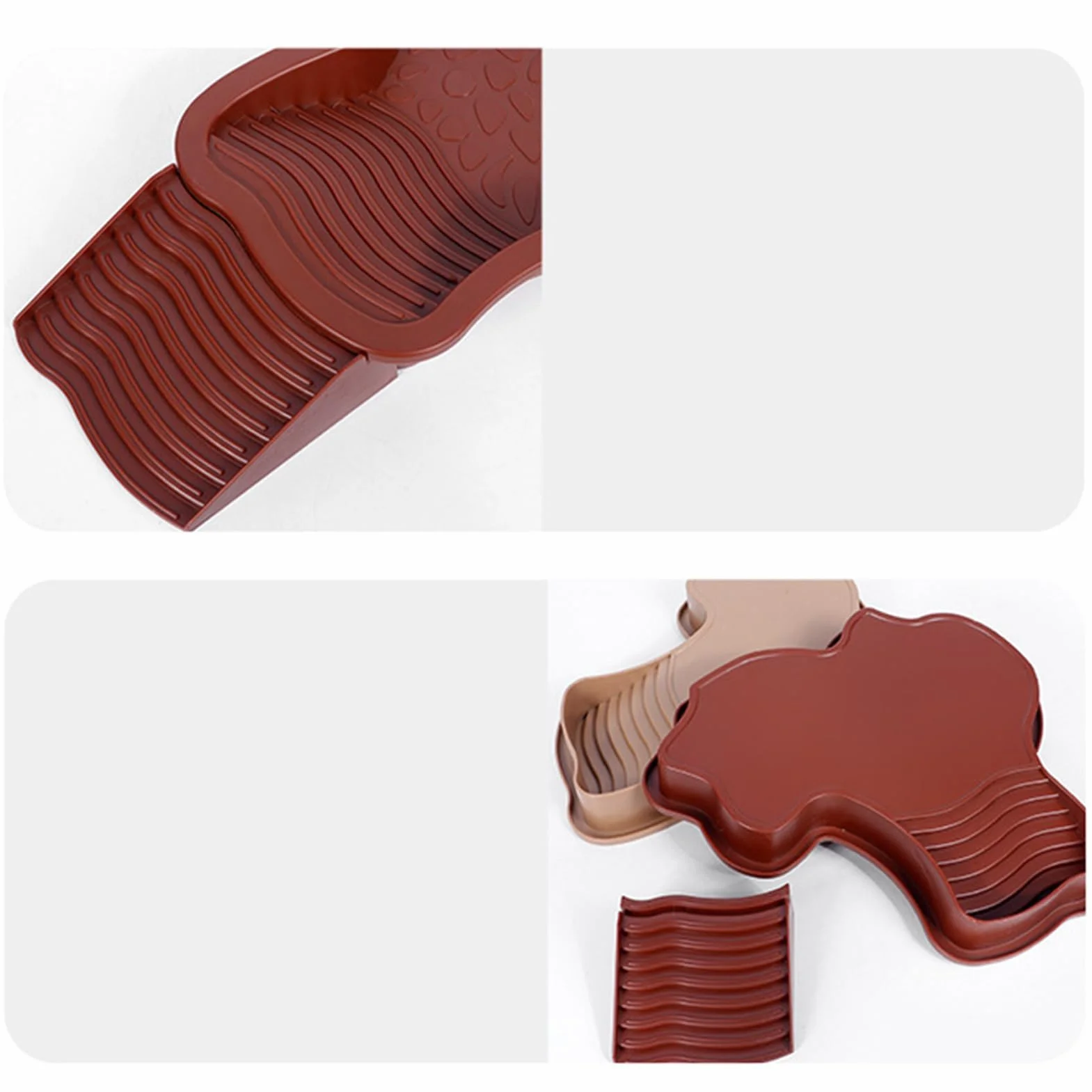 Bassin pour Tortue avec Rampe et Échelle, Plat d'eau pour Reptiles, Mangeoire pour Terrasse
