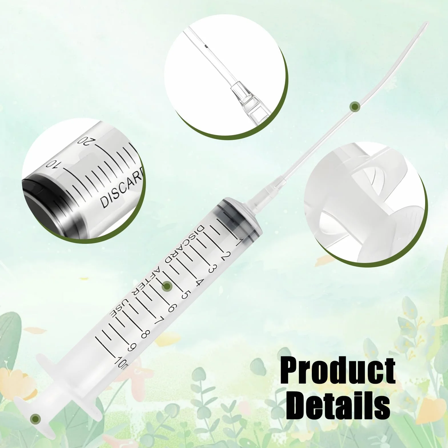 Tubes d'alimentation pour Oisillons 11 PCS Seringue pour Alimentation Manuelle Oiseaux Perroquets