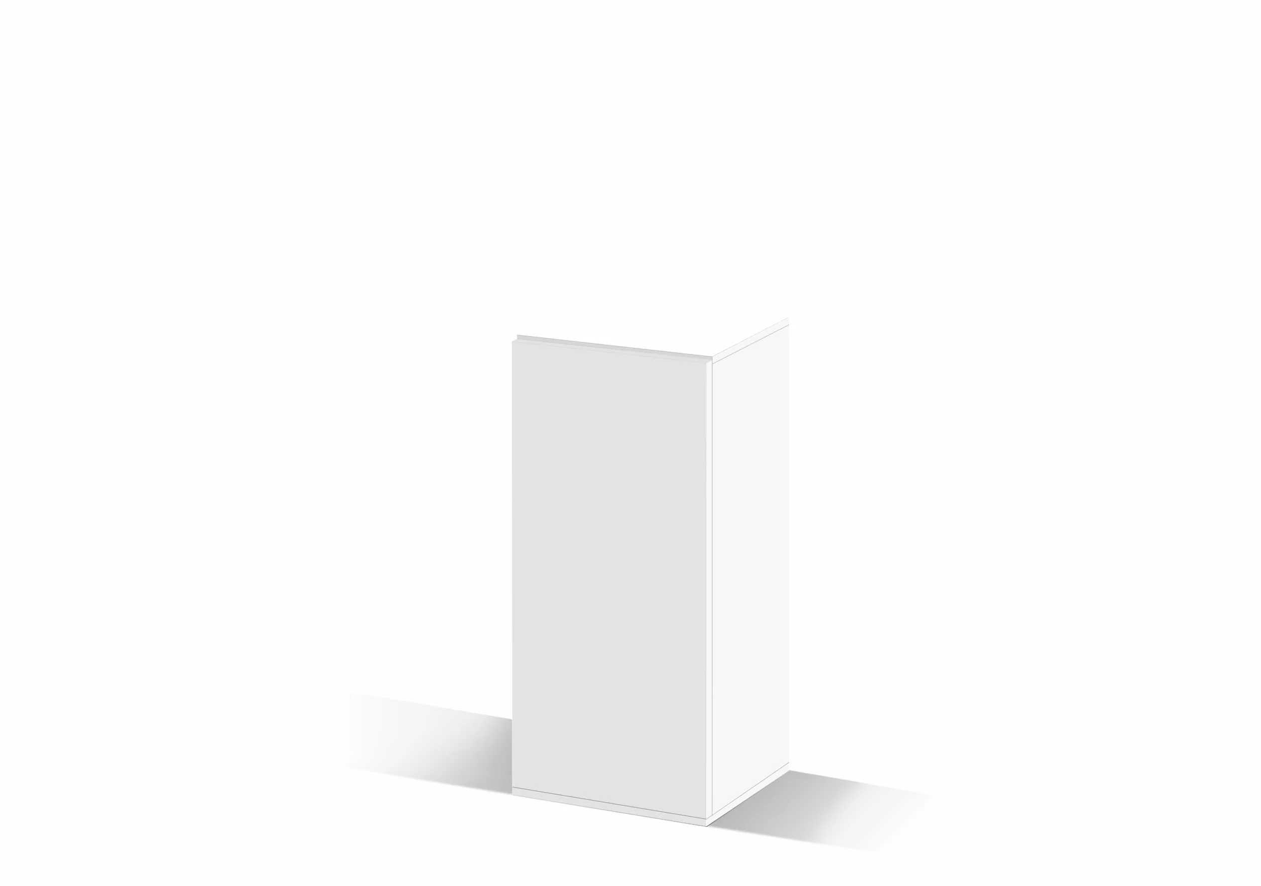 CIANO Meuble Emotions Pro 40 Blanc 95x40x40 cm Bois Support Aquarium avec Porte et Compartiment Rangement