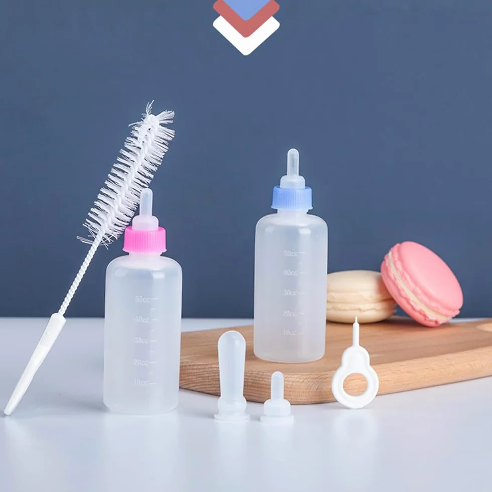 Biberon d'élevage pour chat 60 ml avec brosse de nettoyage