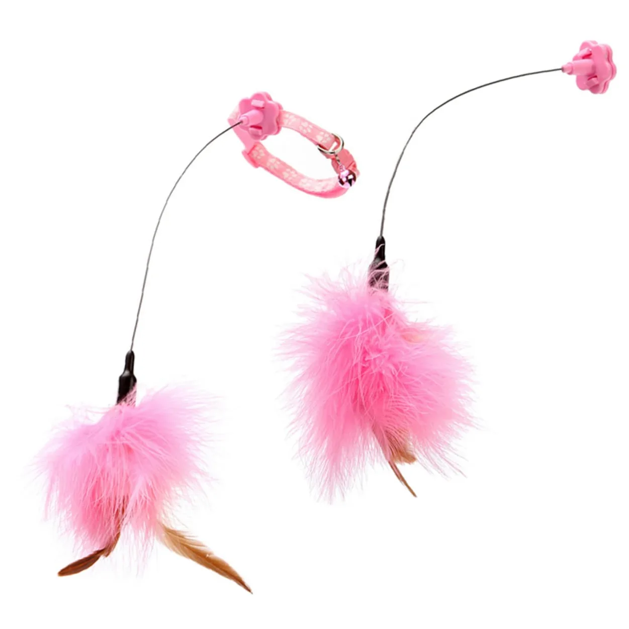 UPKOCH 2pièces Lot de Jouets Amusants pour Chat Baguettes Jouets Interactifs pour Chats