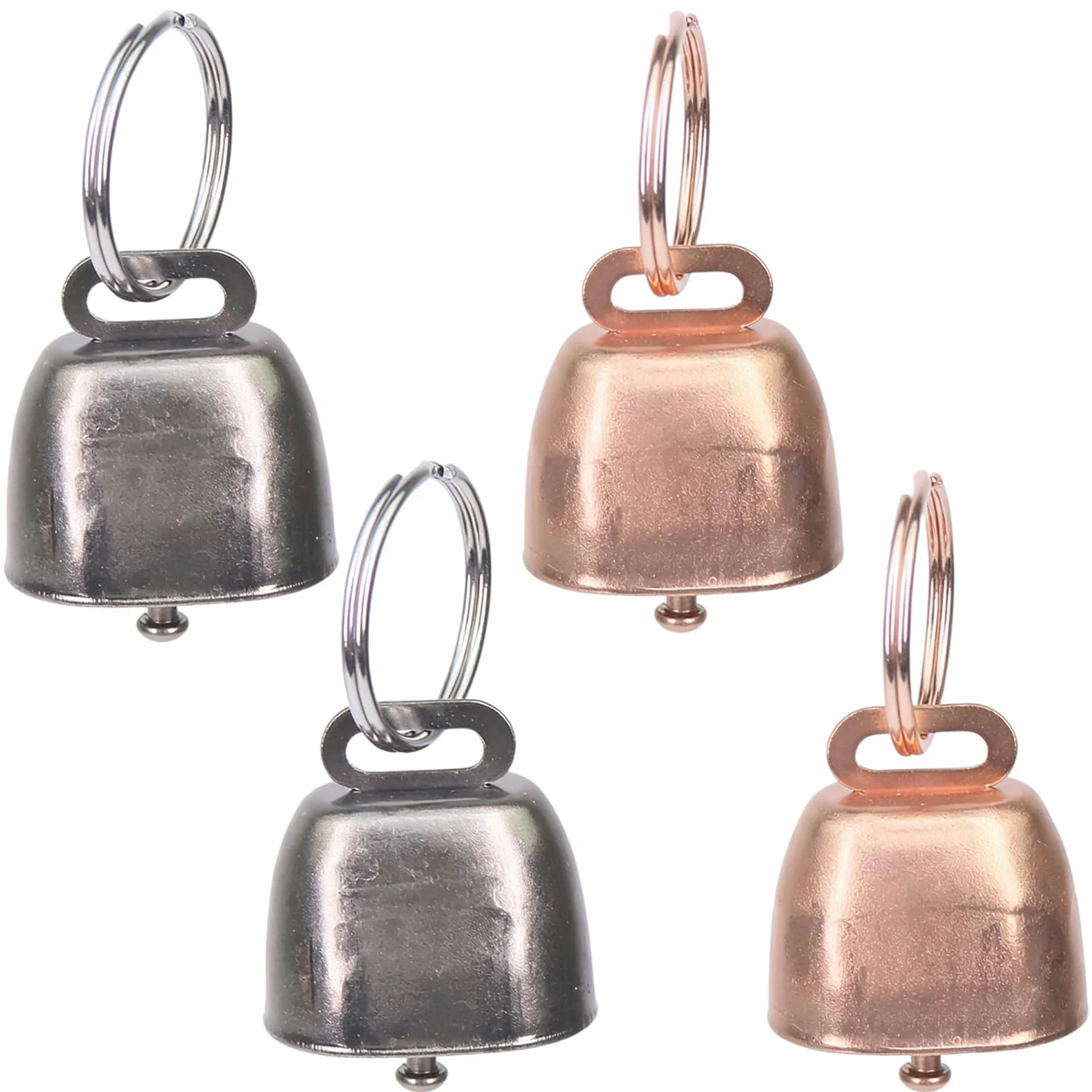 Cloches en Forme de Mouton pour Animaux, Cuivre Bétail Bronze, 4 Pièces