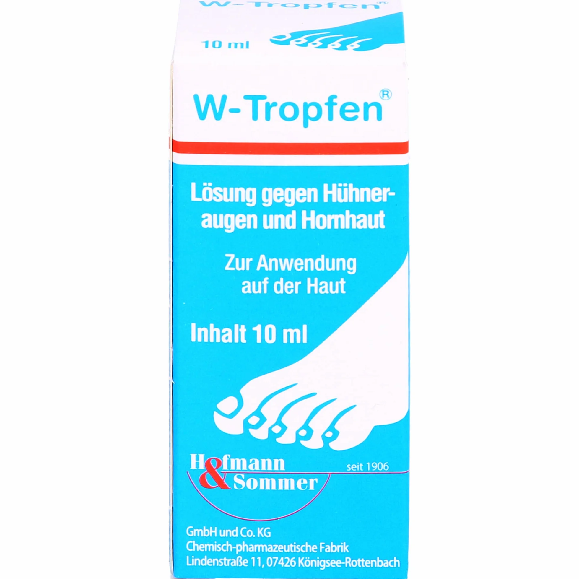 W-Tropfen gegen Hühneraugen und Hornhaut, 10 ml Solution