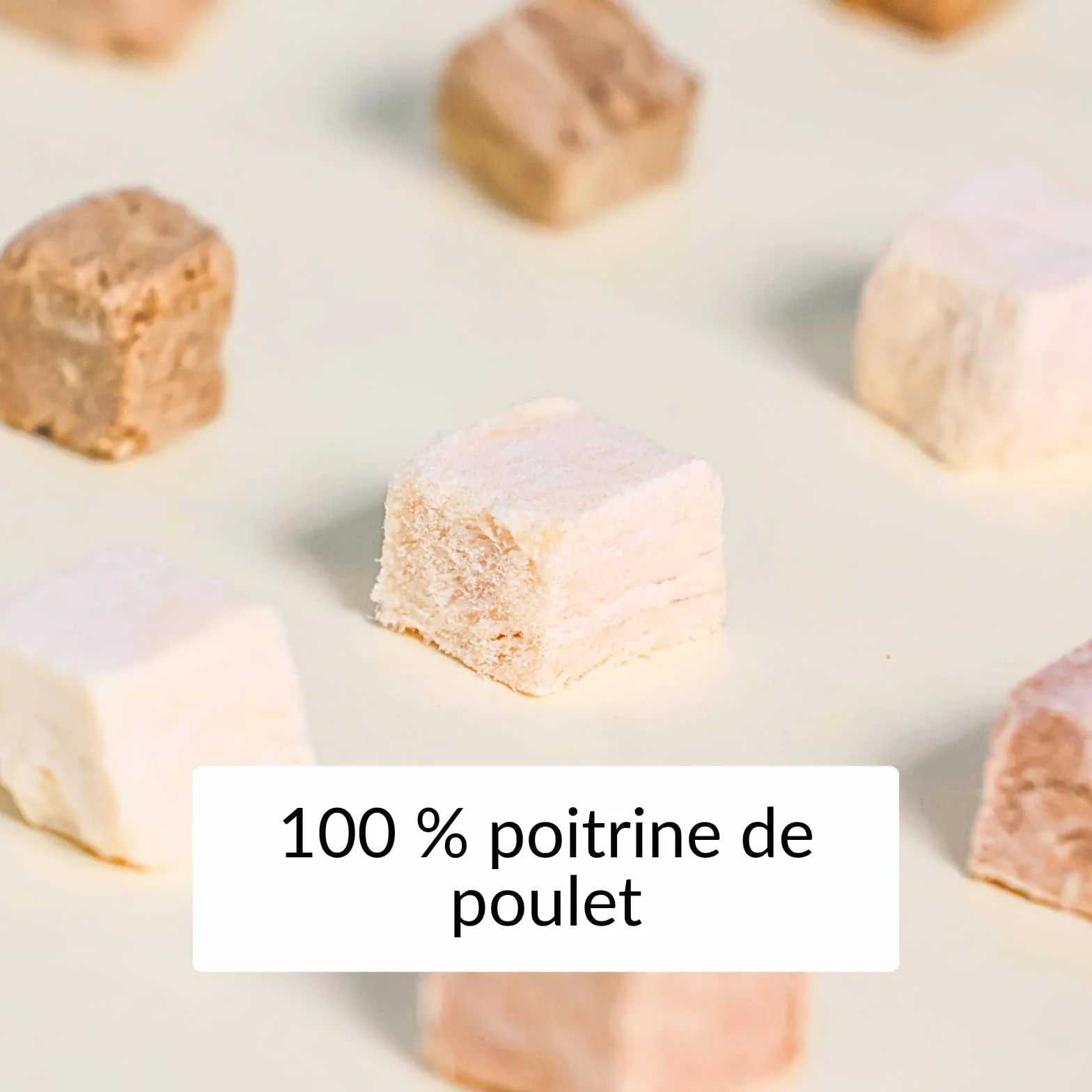 Friandises lyophilisées pour Chats – Blanc de Poulet 100% Mono-protéine, sans céréales, 50 g