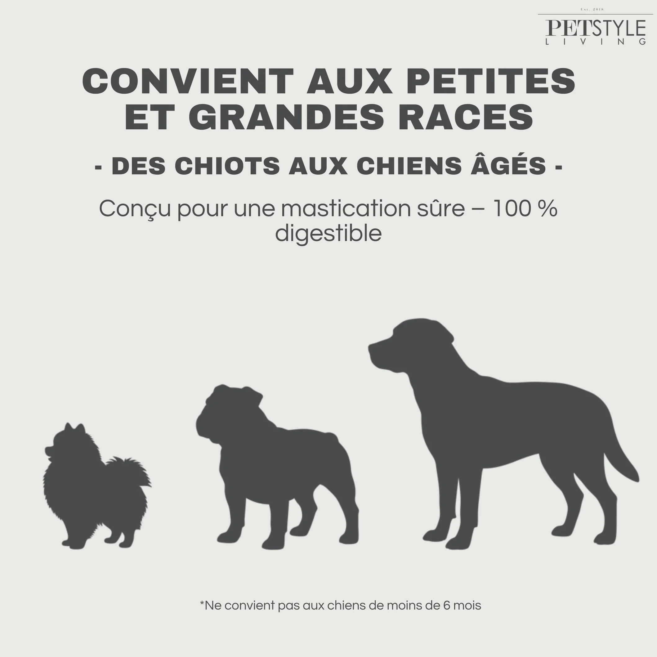 Bâton à Mâcher au Poulet et Bœuf 20cm 20 Pièces - Collation pour Chien