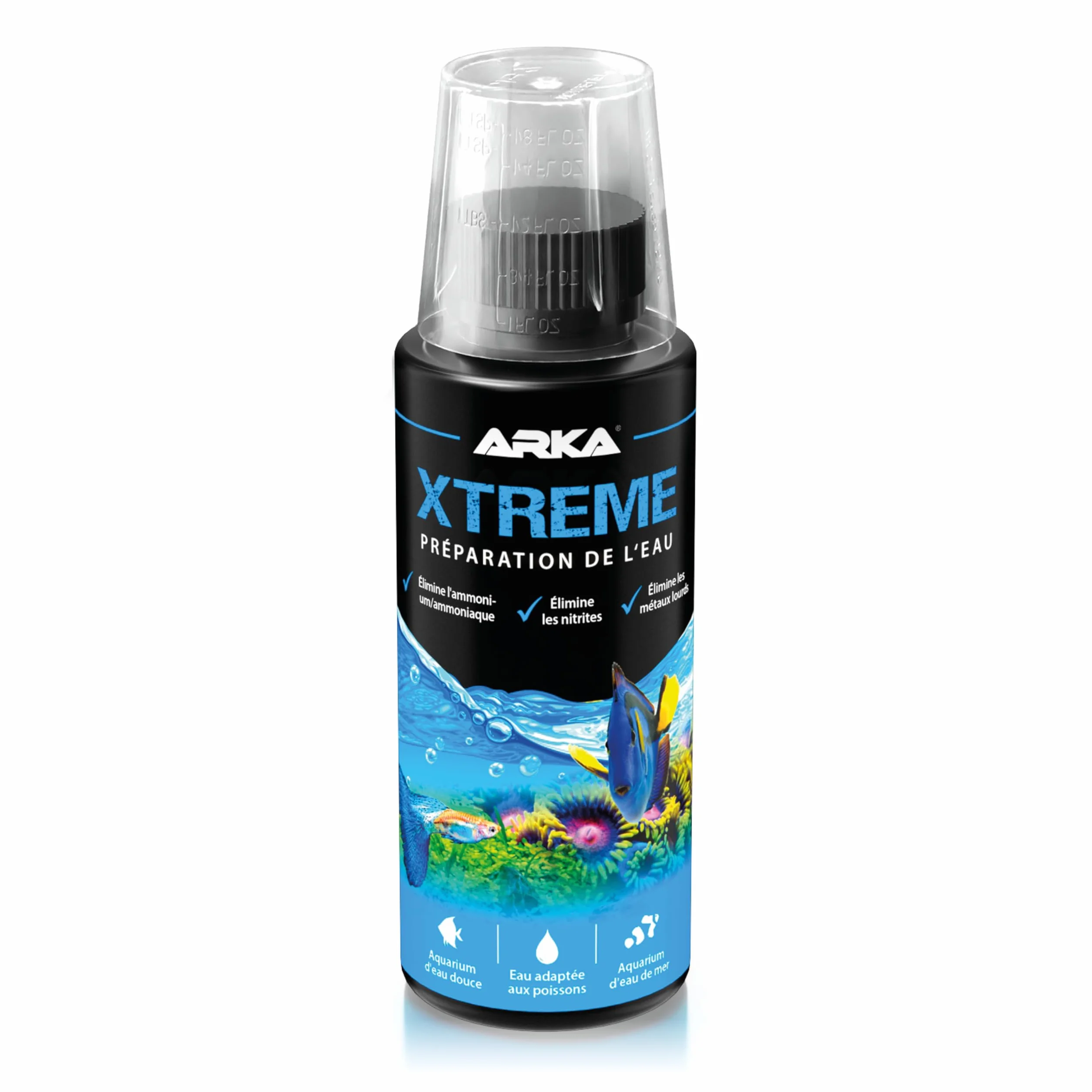 MICROBE-LIFT Xtreme - Préparateur d'eau pour Une Eau d'aquarium adaptée aux Poissons, neutralise Les substances Toxiques pour Les Poissons présentes dans l'eau du Robinet