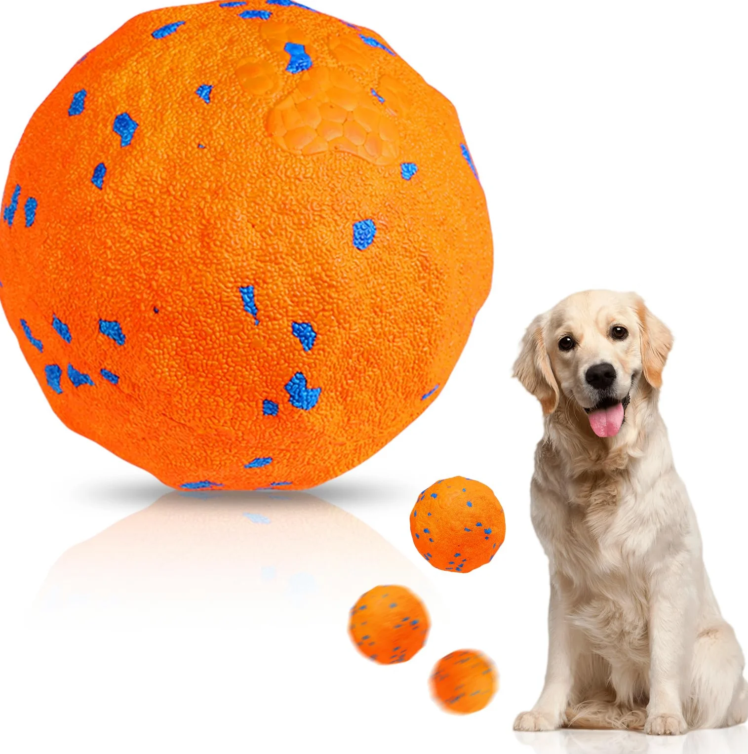 Jouet interactif pour chien, mouvement automatique, jouet à mâcher rebondissant, matériau E-TPU, convient pour les chiens de grande et moyenne taille, utilisé pour soulager l'ennui et