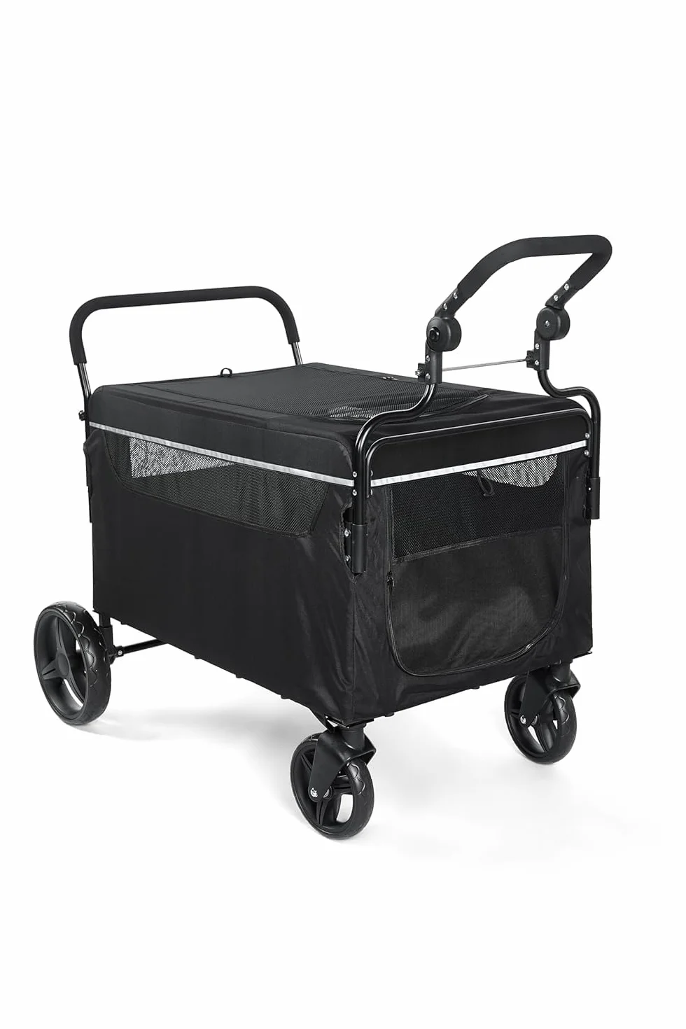 GarveeLife Poussette 2 en 1 pliable pour chiens et chats grande moyenne taille 50 kg
