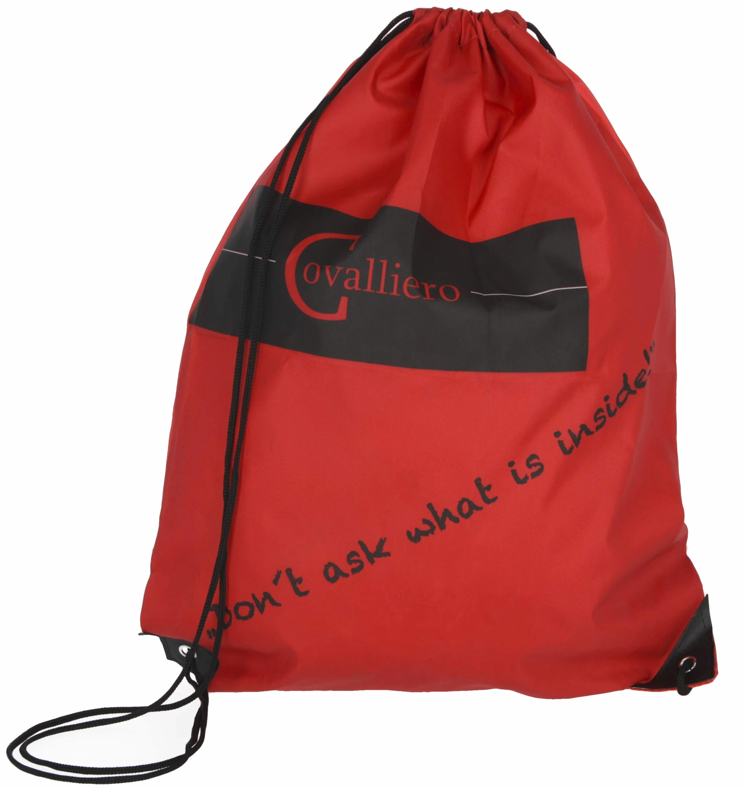 Covalliero Sac de Pansage Rempli Rouge 45x40cm Polyester avec Ustensiles de Toilettage