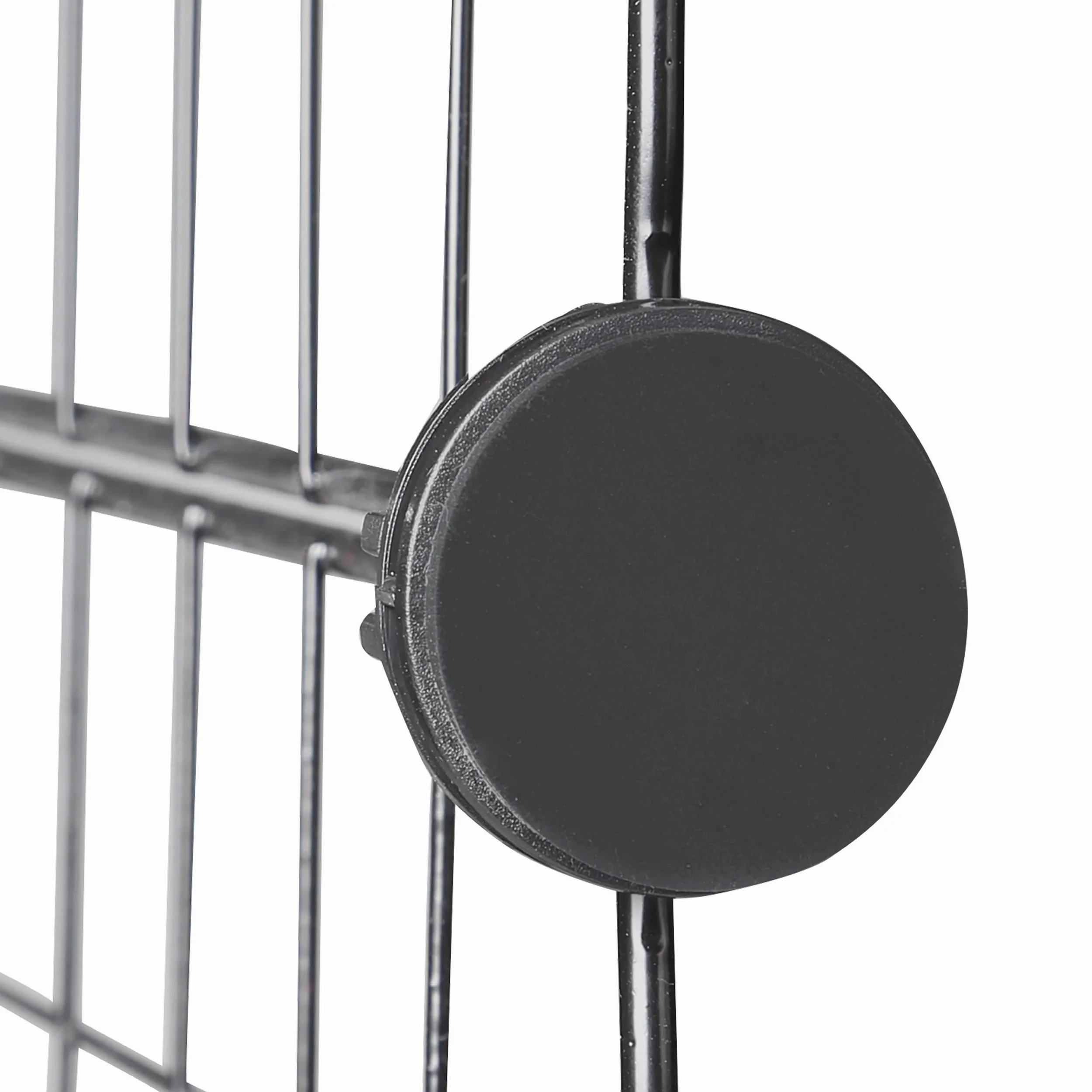 Relaxdays Enclos pour Petits Animaux Domestiques DIY Parc Extensible Cage Grille Clapier Grillage Pack de 24, Noir