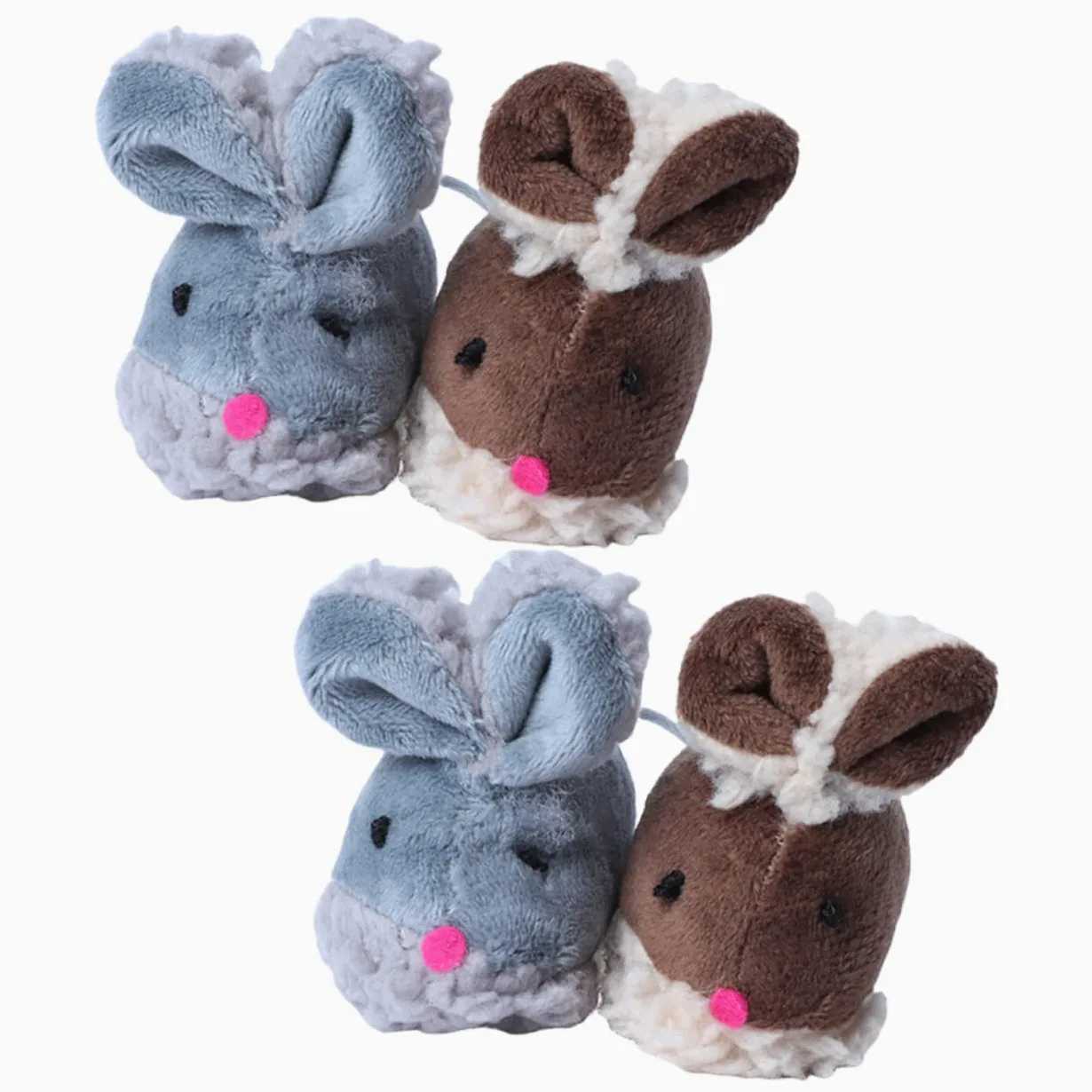 POPETPOP 16pièces Jouets pour Chats Forme De Souris Jouets Interactifs pour Chats Intérieur Stimule Instinct De Chasse Favorise Exercice Animaux De Compagnie