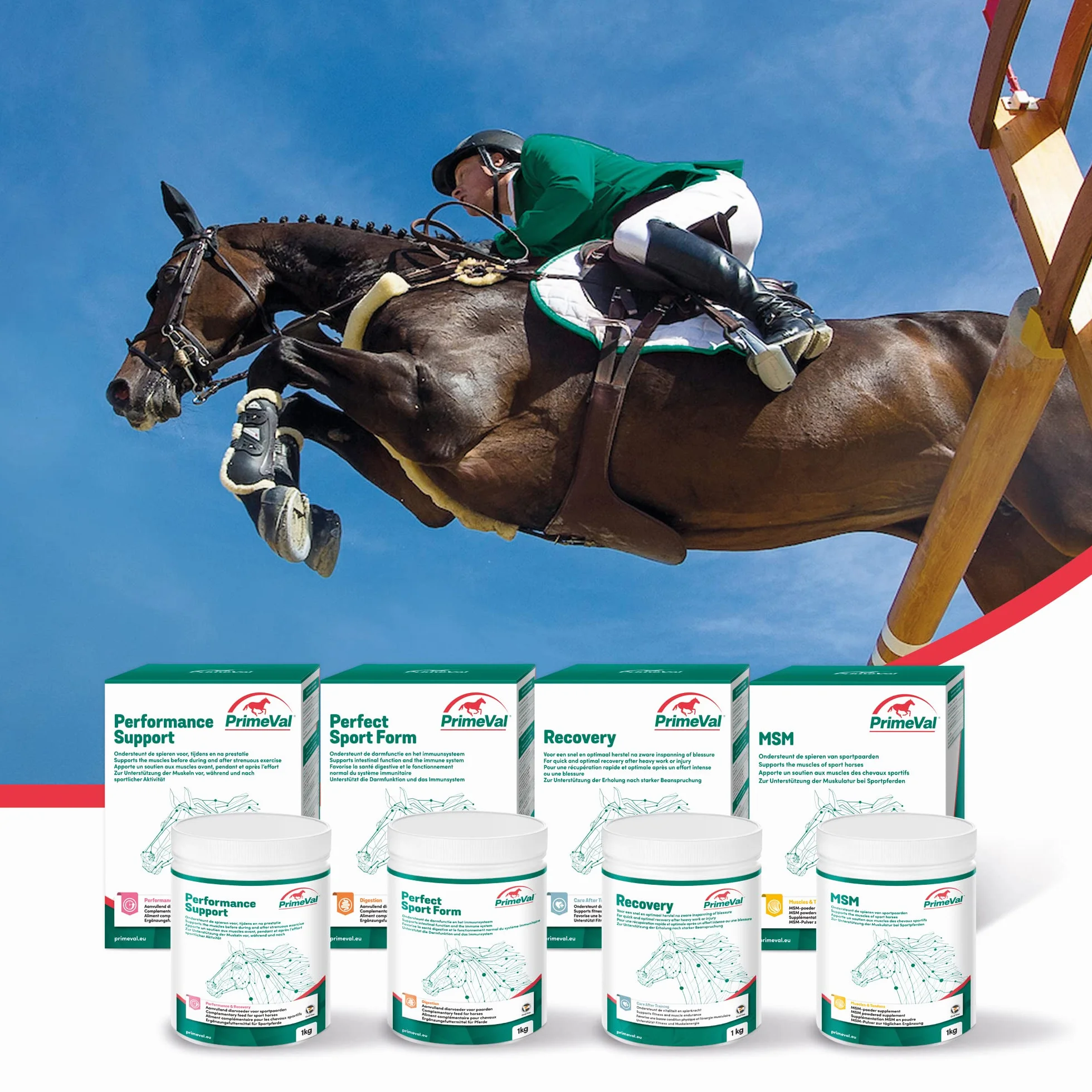 PRIMEVAL Perfect Form complément alimentaire cheval prébiotiques 1kg