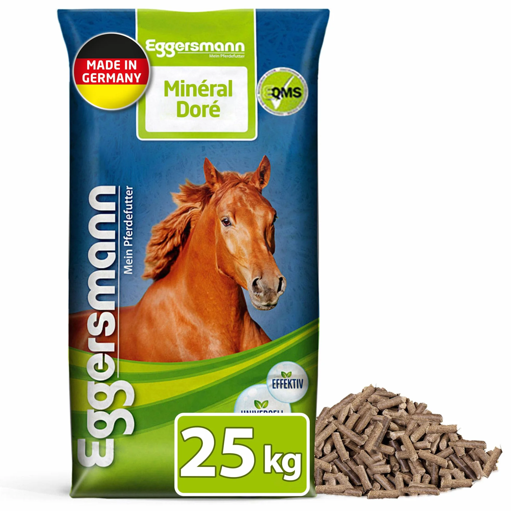 Eggersmann Golden Mineral Aliment minéral pour Chevaux et poneys 25 kg