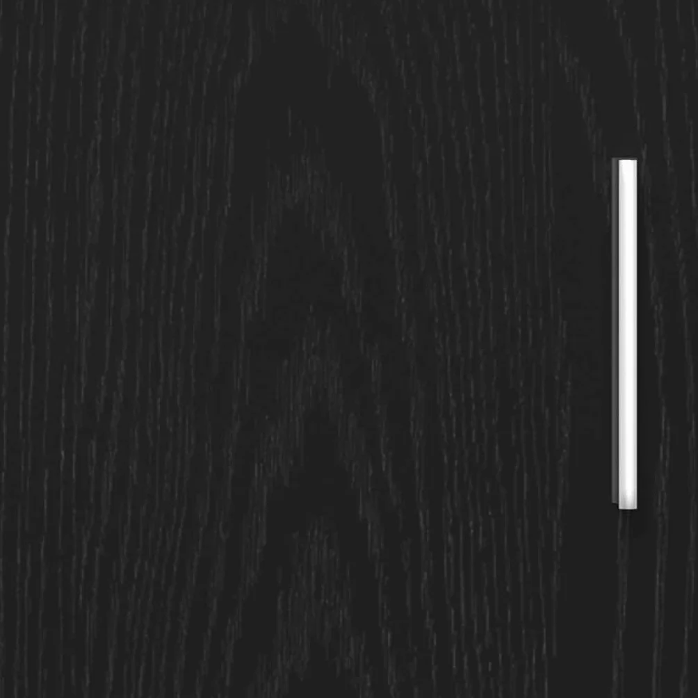 VidaXL Support d'Aquarium Chêne Noir 121x41x58 cm Bois d'Ingénierie