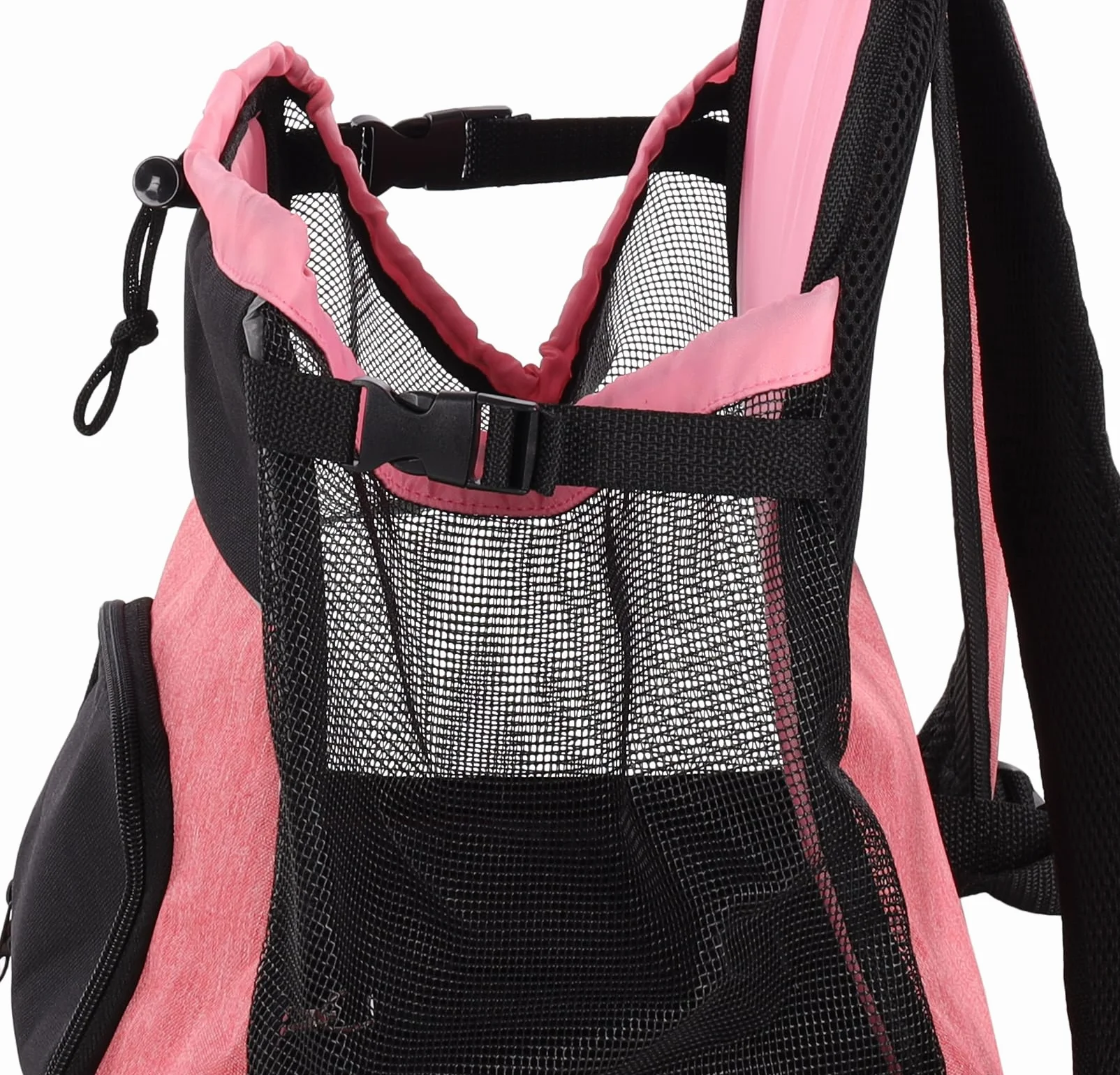 Sac de Transport Chat – Chien – Flamingo Xanty Rose – 29×23×38 cm – Polyester + Mousse – Dos renforcé – Fond Amovible 30°C – Sangles réglables – Poche zippée