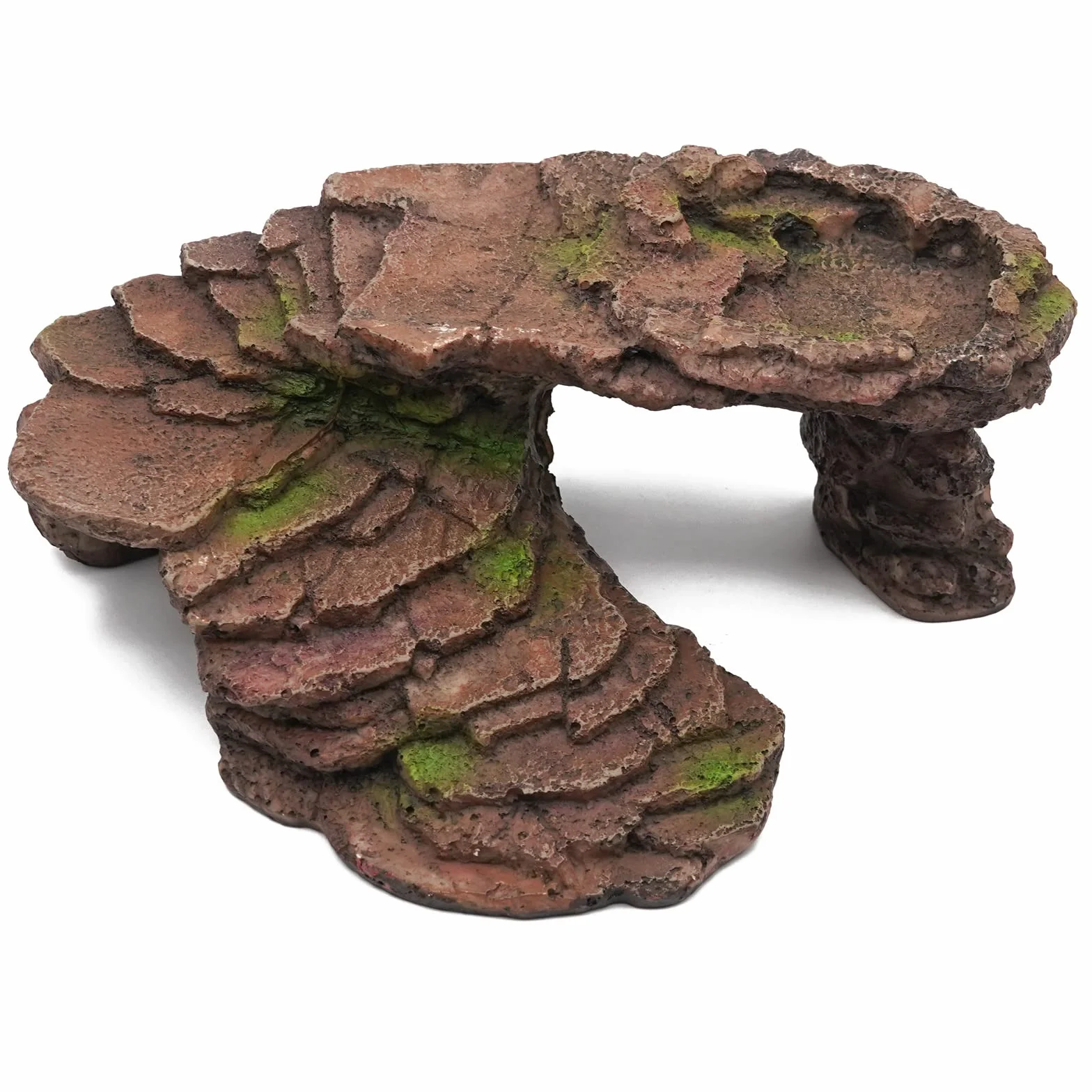 Cachette Reptile Plateforme Tortue Terrasse Cave Salamandre Gecko Leopard Cache Reptile Cave Dragon Barbu Sanctuaire Habitat Terrarium Decoration