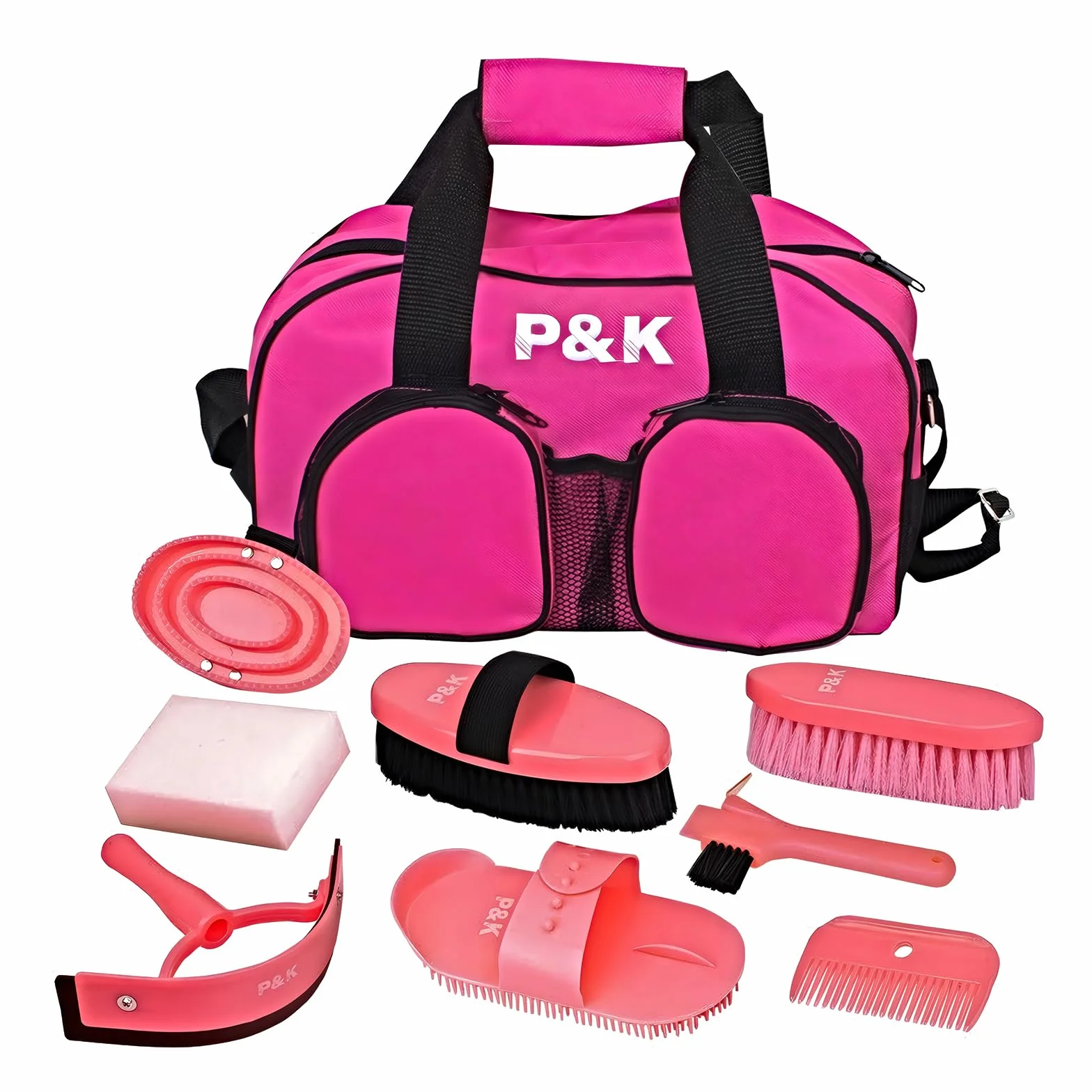 P&K Set de Soin de Cheval Rose Ensemble d'outils
