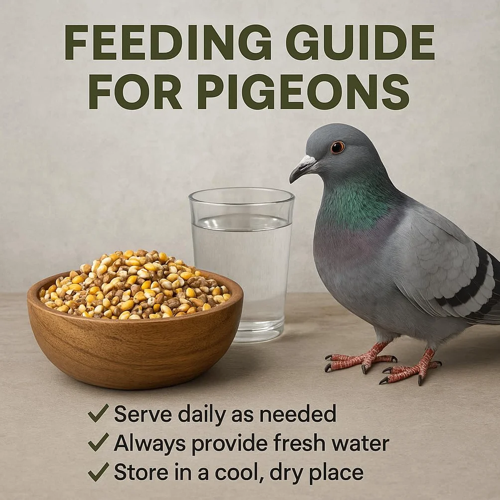 GiDeli Nourriture pour pigeons 5 kg - Mélange protéines graines oléagineuses céréales élevage sport
