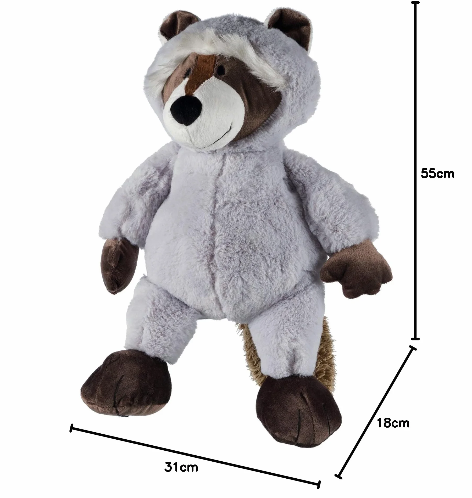 Trixie Raton Laveur Peluche Jouet pour Chien 54 cm avec Couineur