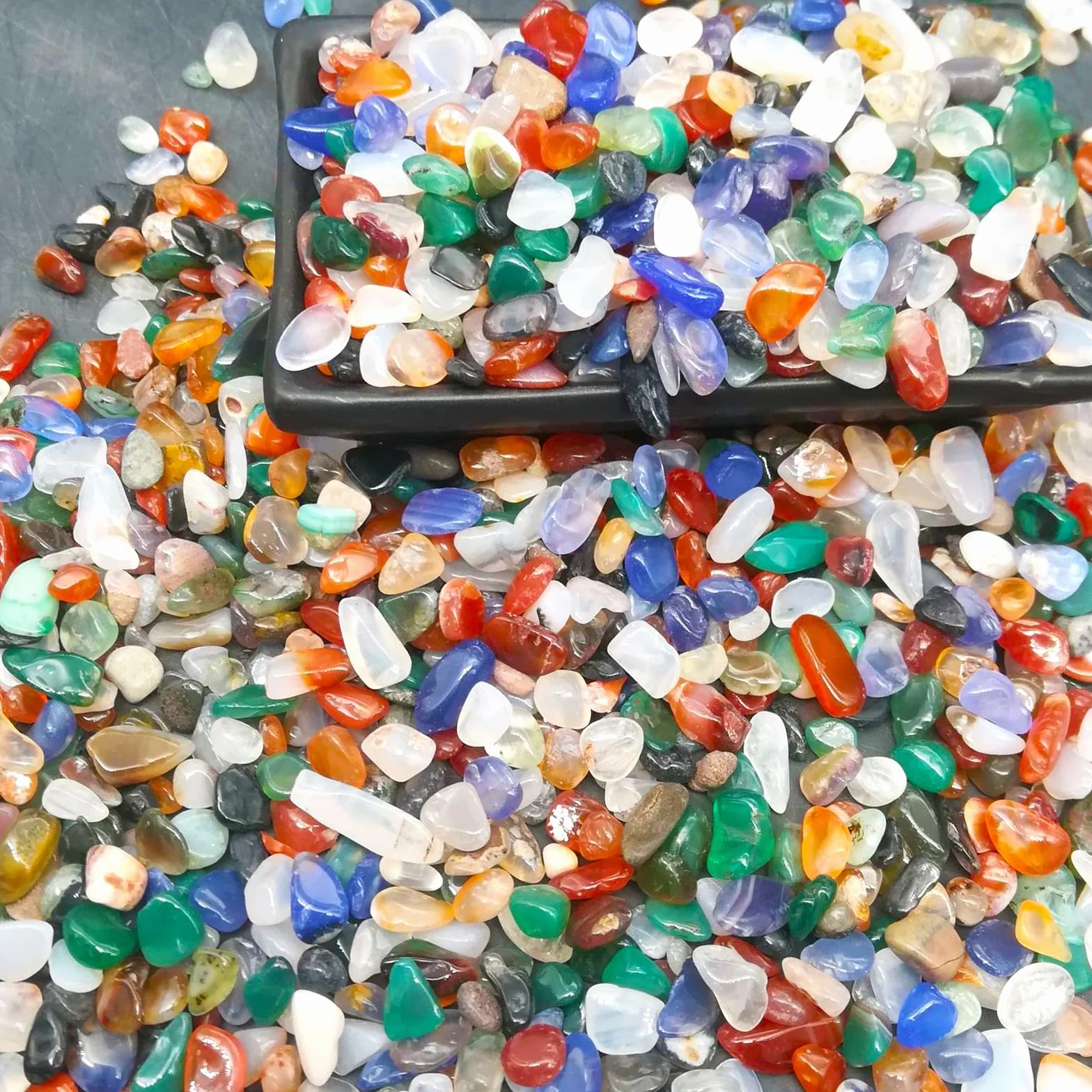 300g Pierres Précieuses Naturelles 9-12mm, Pierres Semi-précieuses pour Décoration de Vase