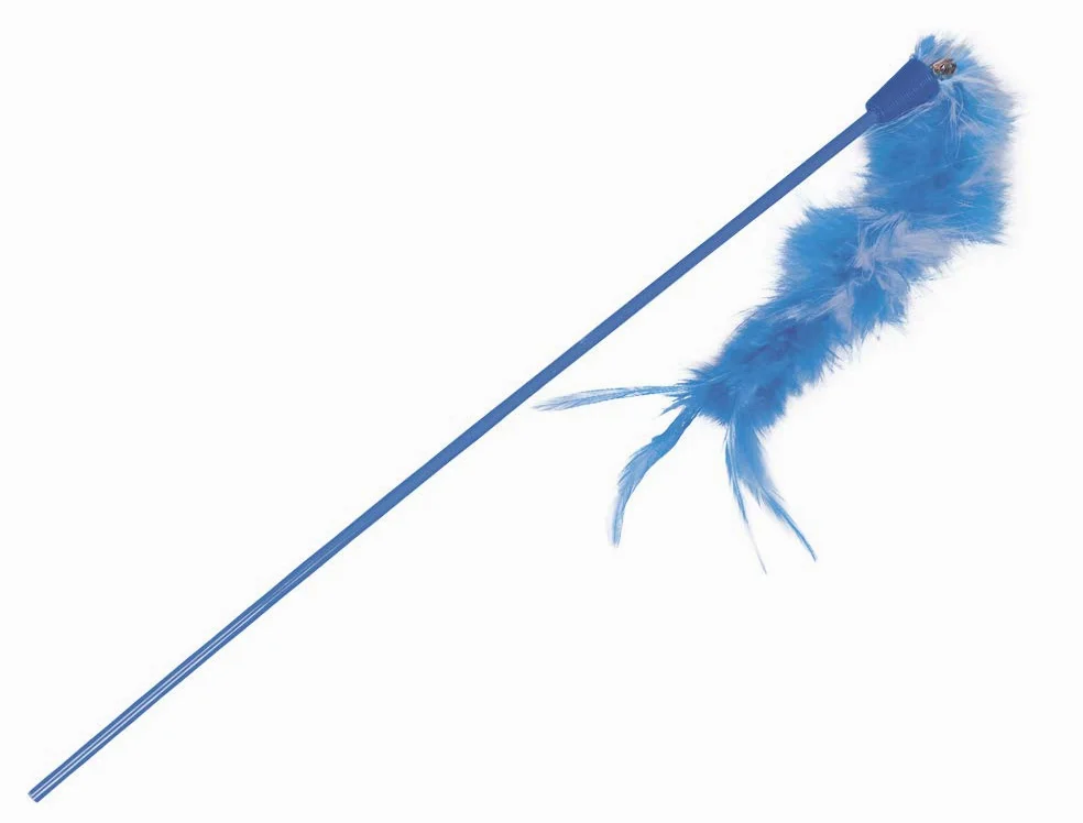 Nobby Plumeau pour Chat avec Baguette : 45 cm, Plumes : 24 cm.