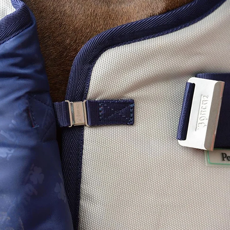 Bucas PowerTurnout Light Couverture Cheval Argenté 145 cm