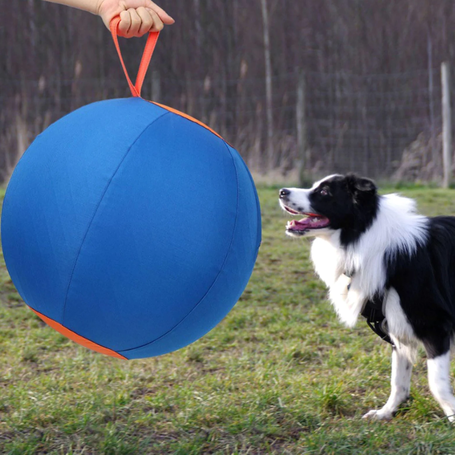 ordinarYone Balle gonflable durable pour chiens avec fermeture éclair pour un gonflage rapide et un jeu pour l'entraînement et les masticateurs agressifs