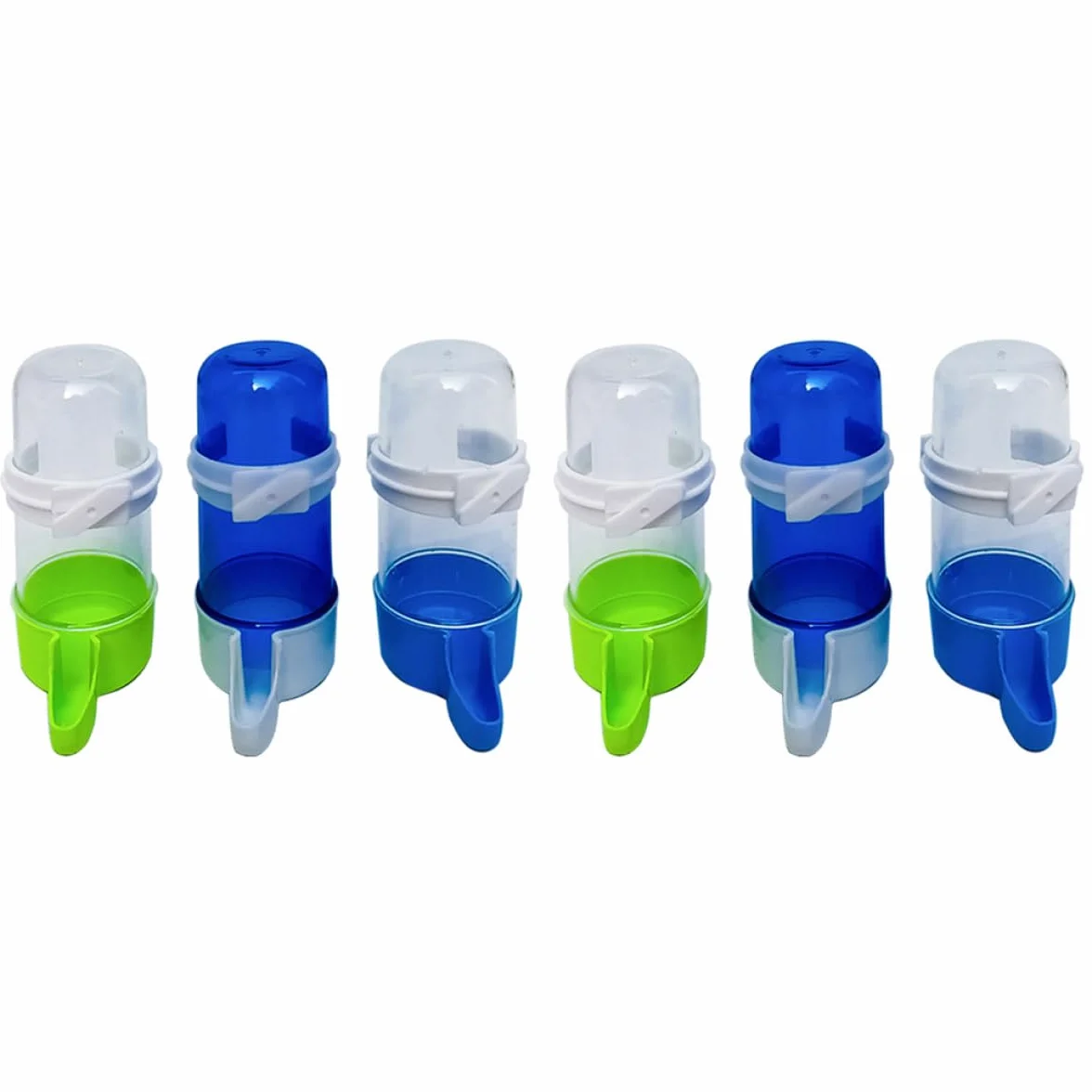 Toyvian Lot de 6 Abreuvoirs Automatiques pour Perroquets 240 ML en Plastique Solide