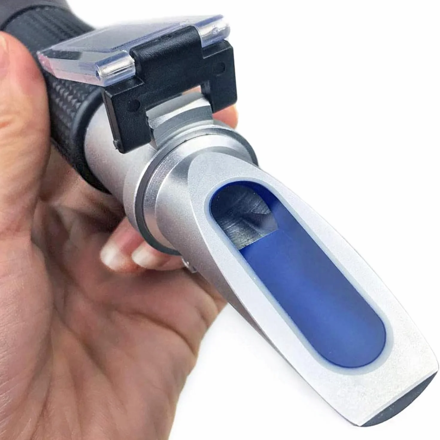 Réfractomètre de salinité 0-100% portable double échelle ATC haute précision pour aquarium eau salée