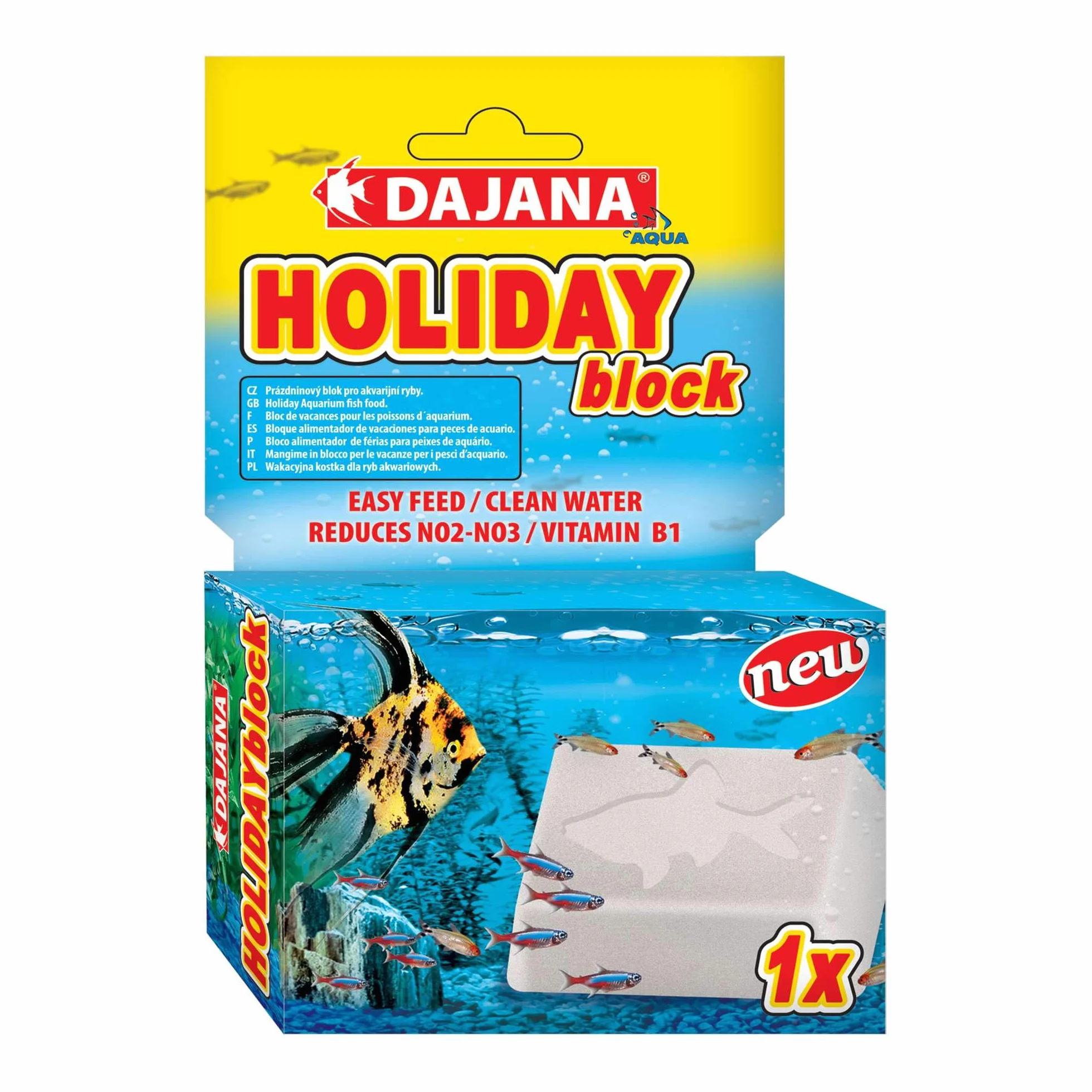 Dajana Holiday Bloc de nourriture pour vacances jusqu'à 14 jours
