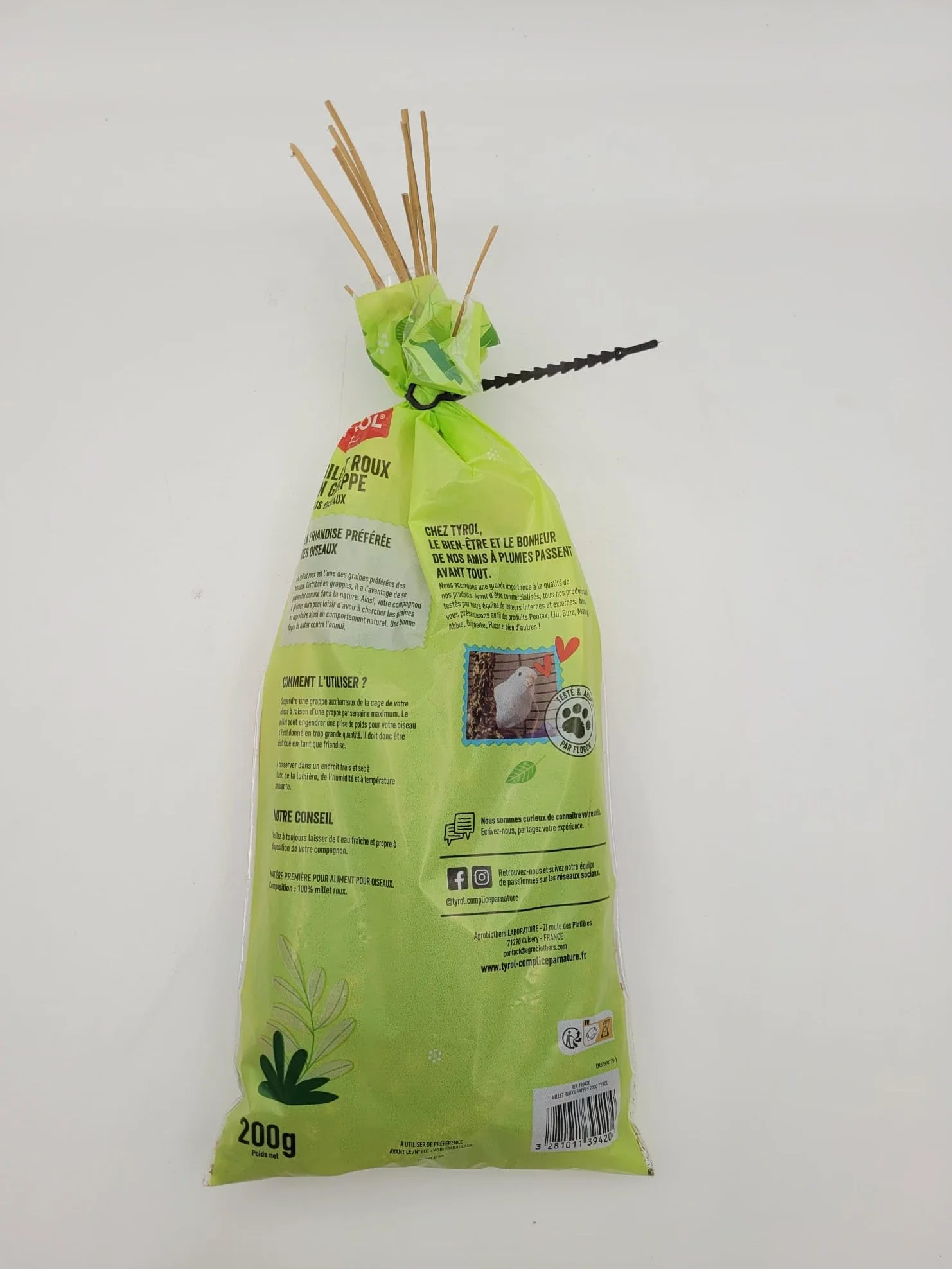 Tyrol Millet Roux GRAPPES 200G