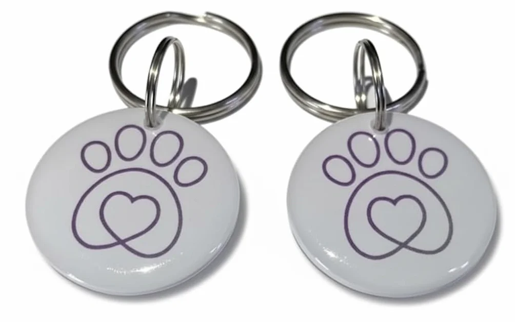 Lot de 2 étiquettes de collier RFID Petsafe pour clé à disque