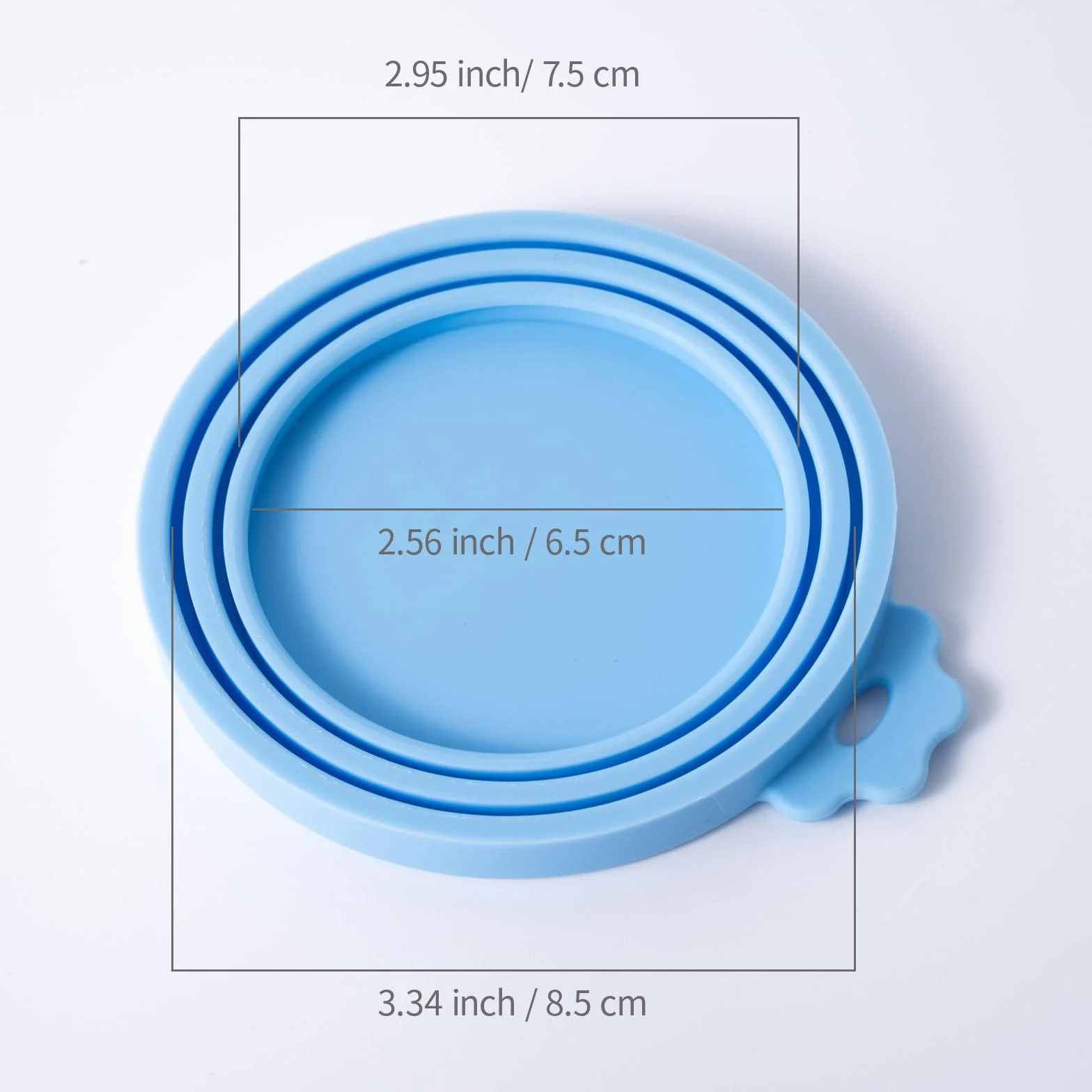 Silicone Couvercles Universels pour Boîtes de Conserve Set de 4 Couleurs Modèle Relief Ouverture Portable