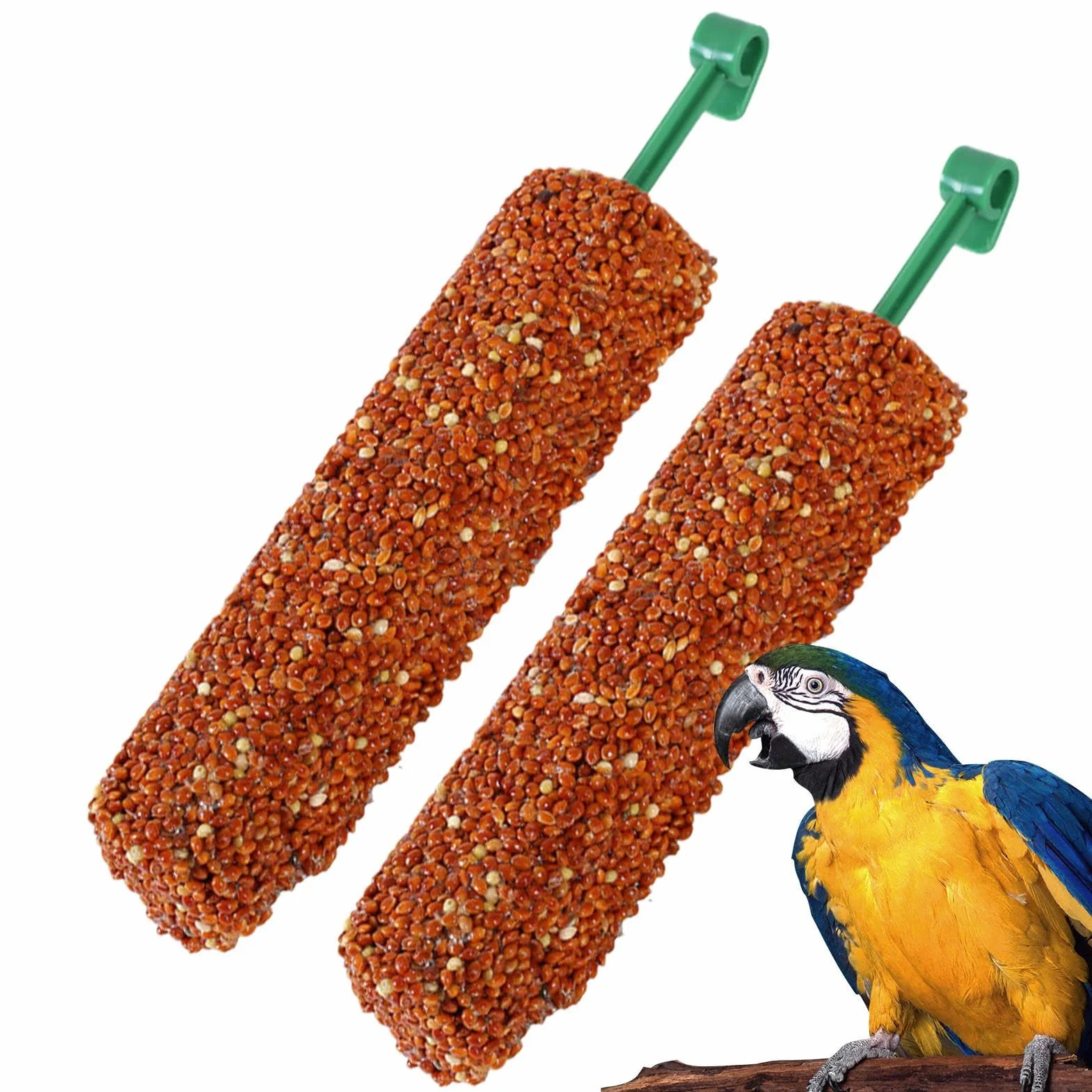 Friandises pour Calopsittes 2 Bâtonnets Récompenses Éducatives pour Perroquets