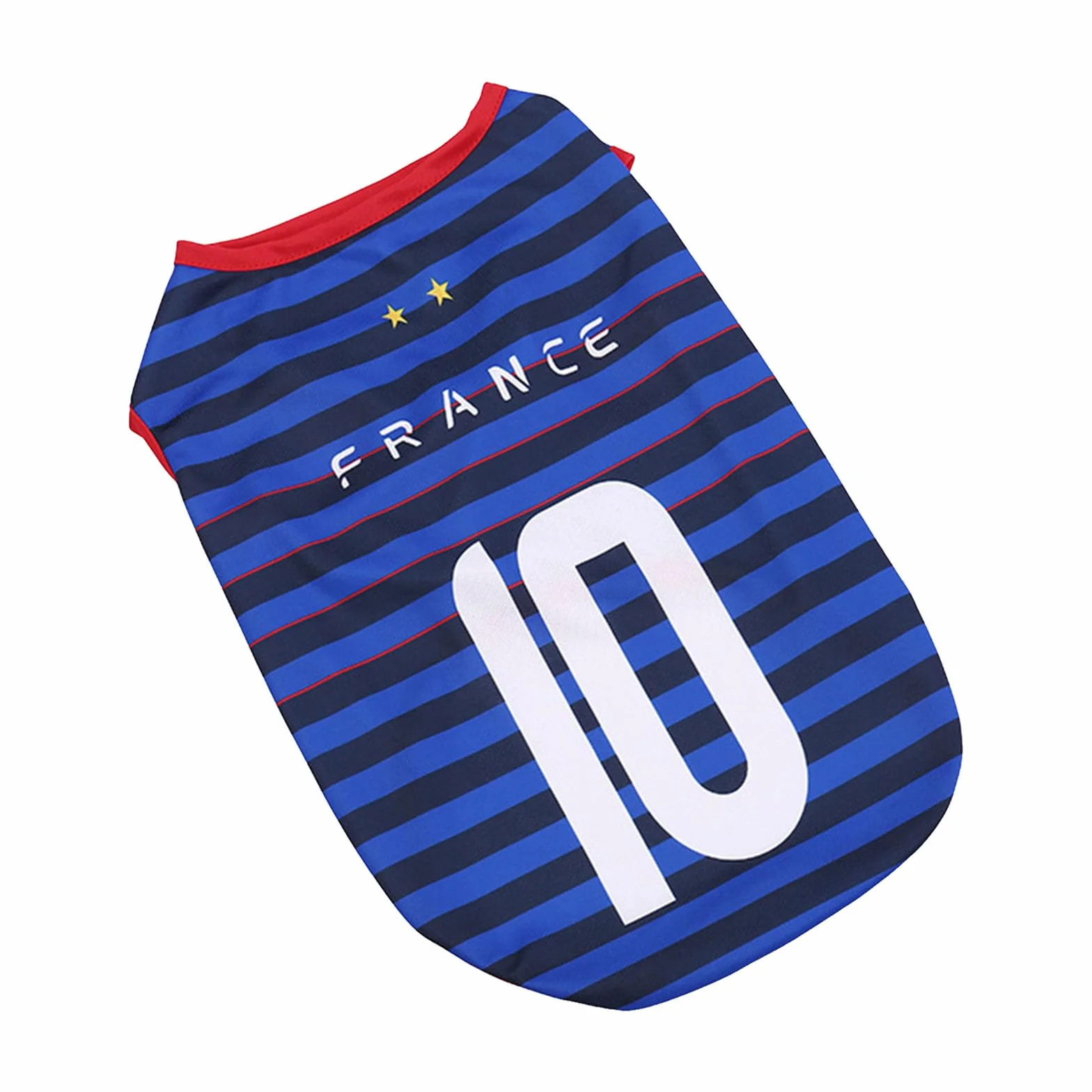 Maillot de Foot sans Manches pour Chien T-Shirt Football Tailles S à 5XL pour Petit Moyen Grand Chien