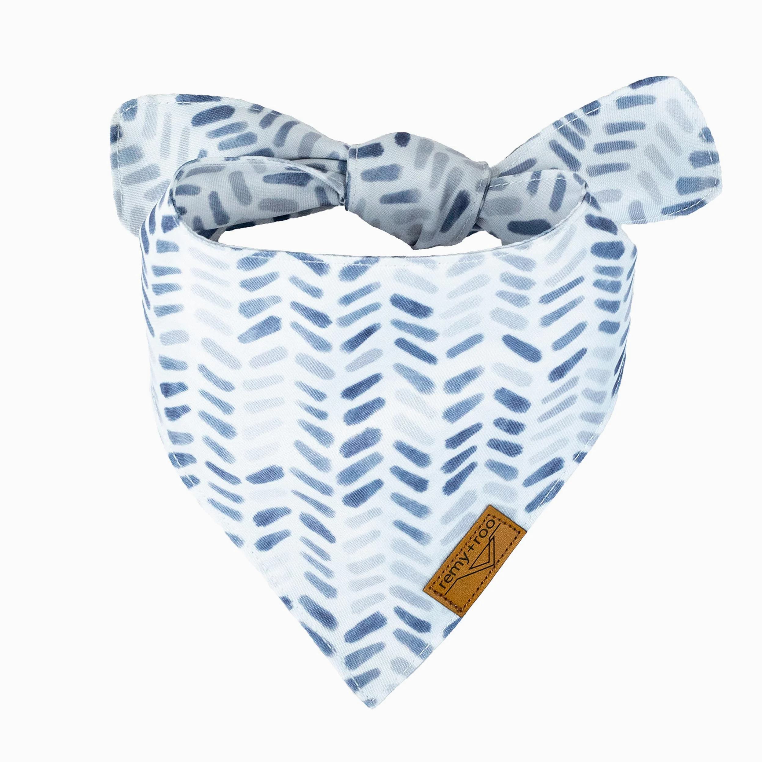 Remy+Roo Lot de 4 bandanas pour chien en tissu durable de qualité supérieure, forme unique, ajustement réglable, plusieurs tailles disponibles (XL)