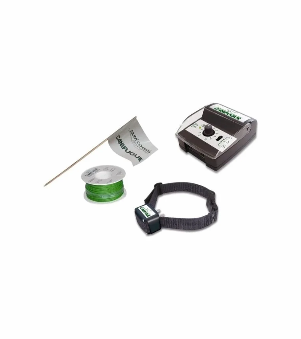 NUM'AXES CANIFUGUE FUG1030 Clôture Anti-Fugue pour Chiens Set Complet