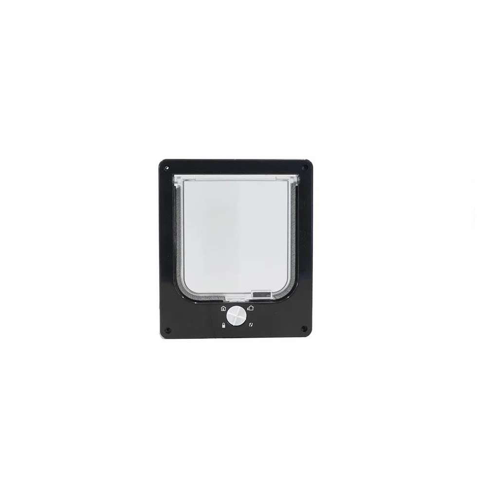 IVOL Chatière avec fermeture magnétique 4 voies M 19 x 22 x 5,5 Noir