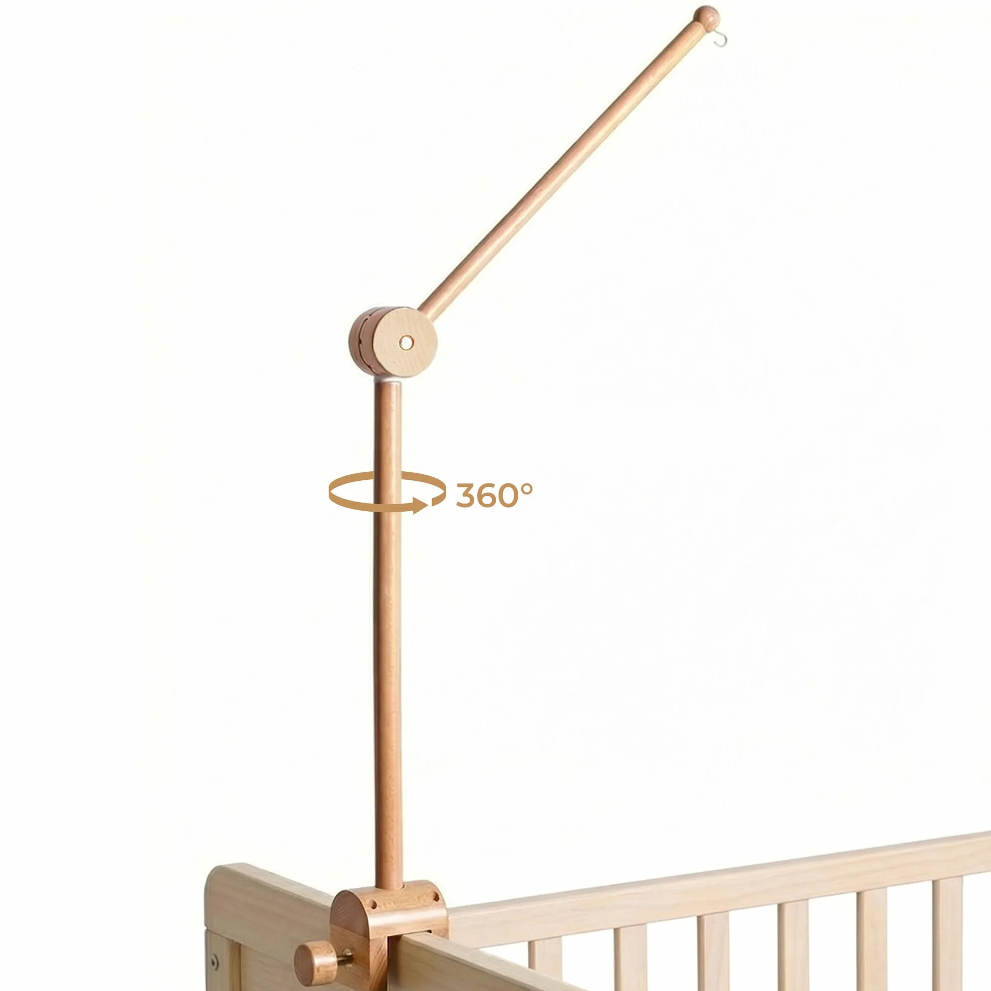 Support Mobile Bébé Réglable en Hauteur pour Lit de Bébé, Table à Langer, Parc, 0-6 mois
