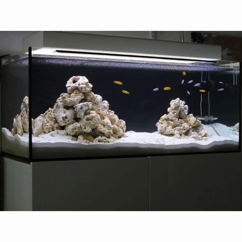 Sable de Quartz pour Aquarium 10 kg - Substrat Naturel pour Malawi et Tanganyika - Grain Blanc 0,2-05 mm