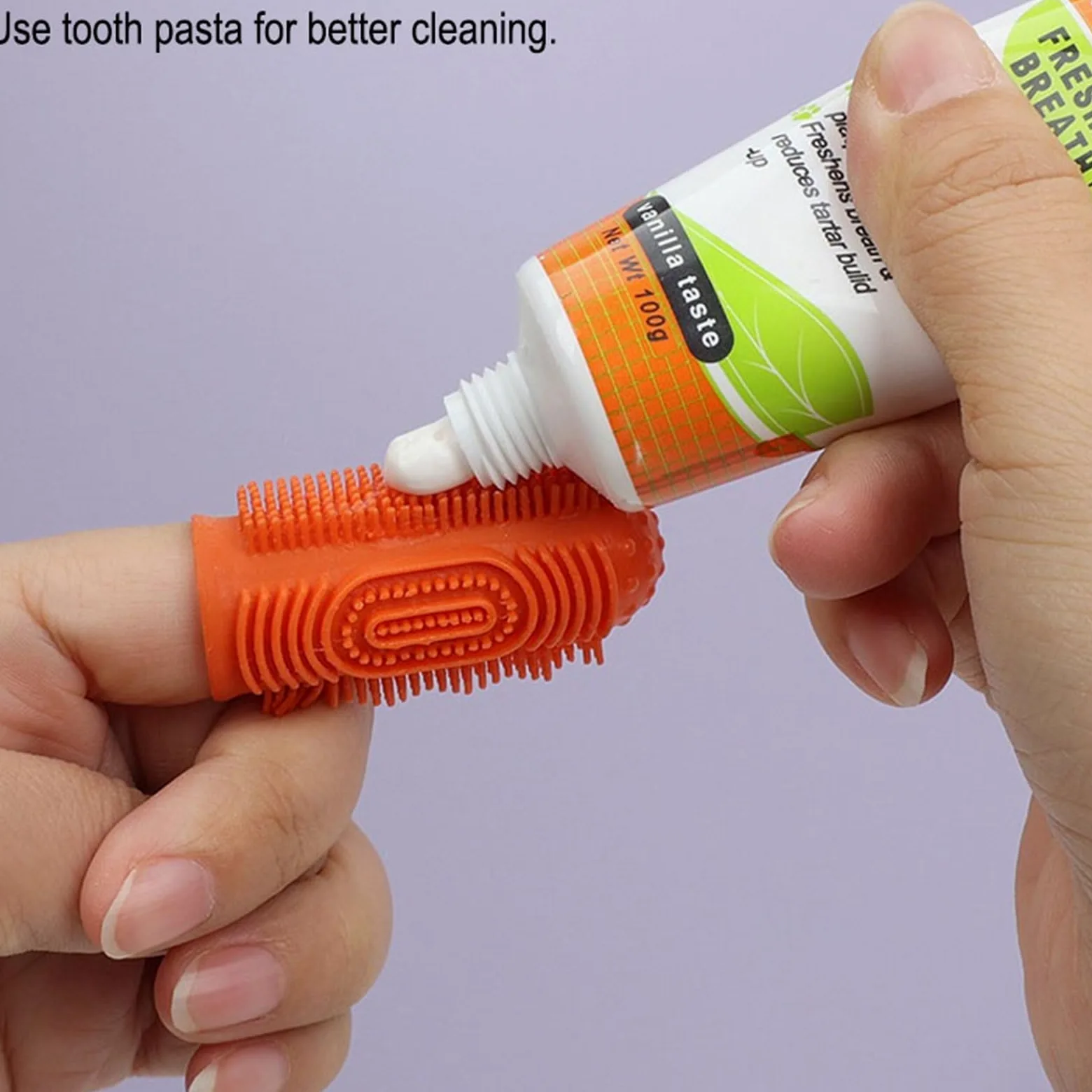 Brosse dentaire for animaux de compagnie Soins bucco-dentaires Brosse dentaire for animaux de compagnie Brosse à dents for chiens en silicone à 360 degrés for chiens de petite race, chiens de taille m