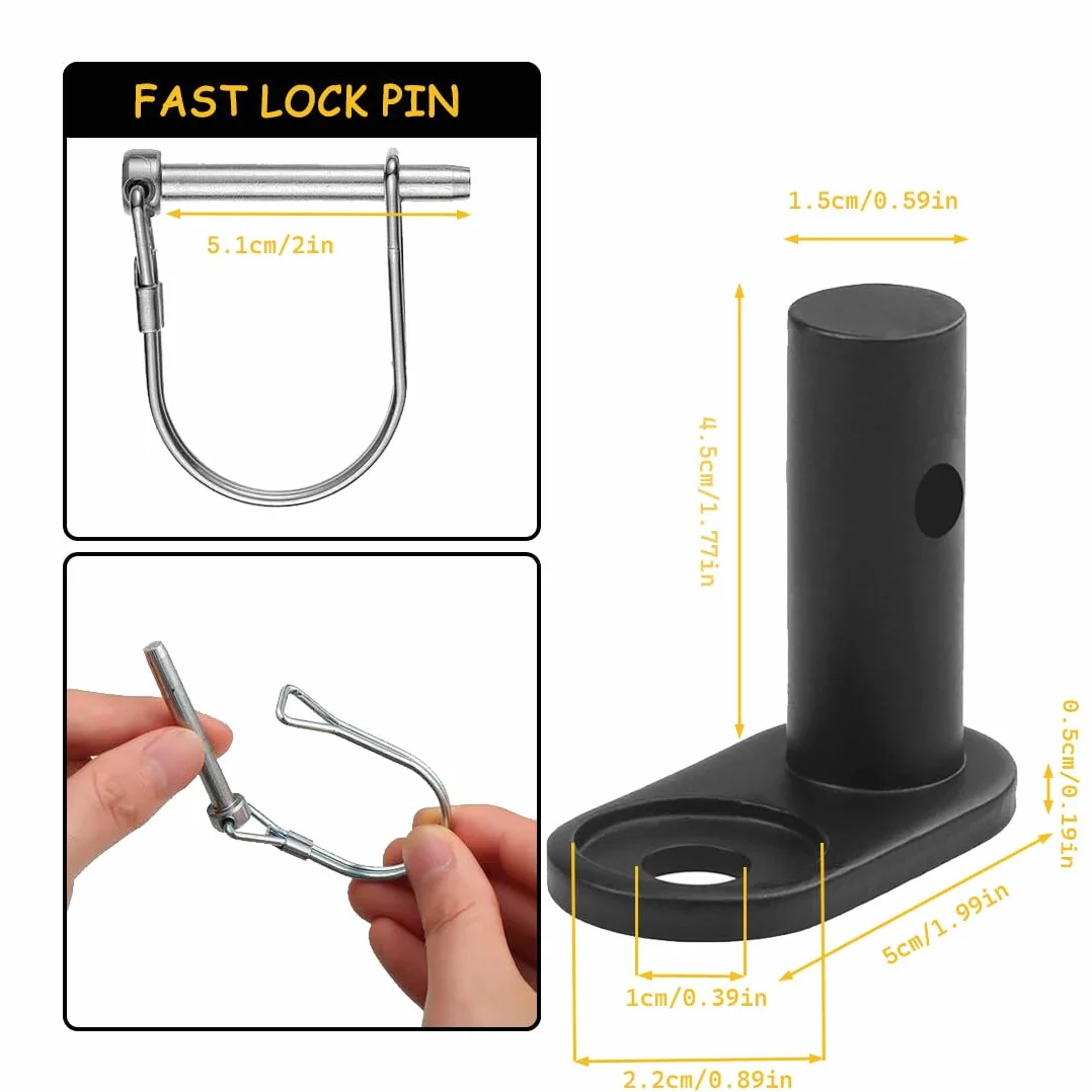 Attelage de Remorque de Vélo, Coupleur pour Remorque Velo Animaux Chariot (Angle Droit)