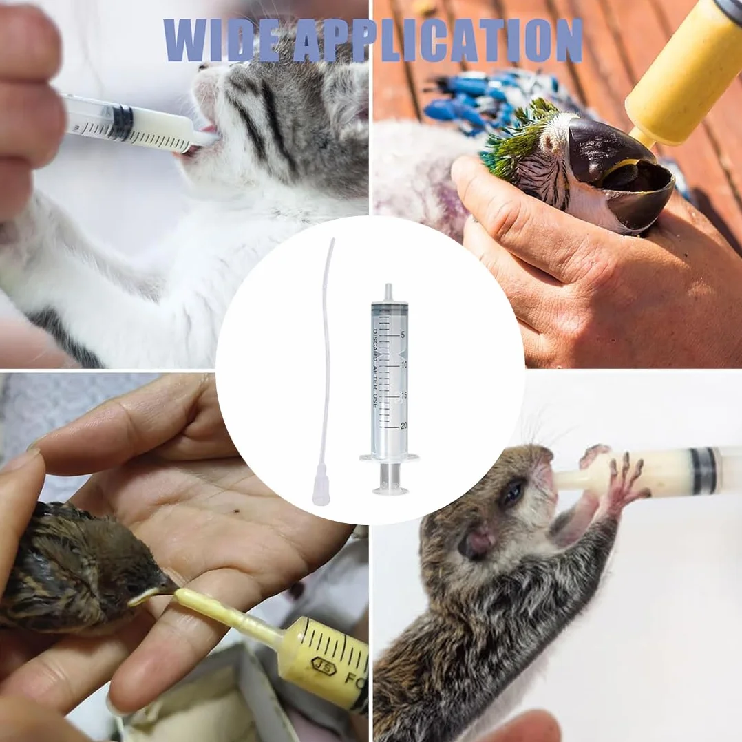 Bébé Oiseau D'Alimentation Tortue 10 PCS Seringue 10 ML Tuyaux Tube pour Perruches Hamsters