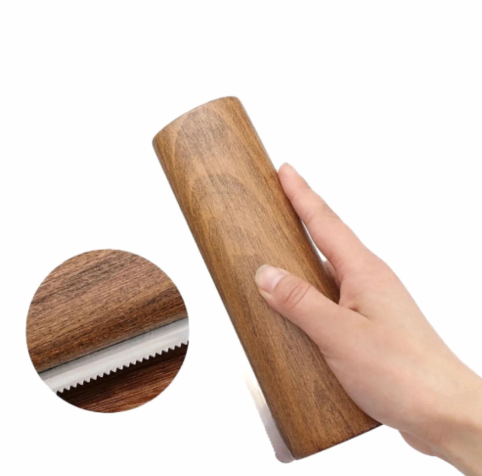 Brosse à excrétion de chevaux avec poignée en bois Brosse à poils de cheval Outil de toilettage pour chien chatte