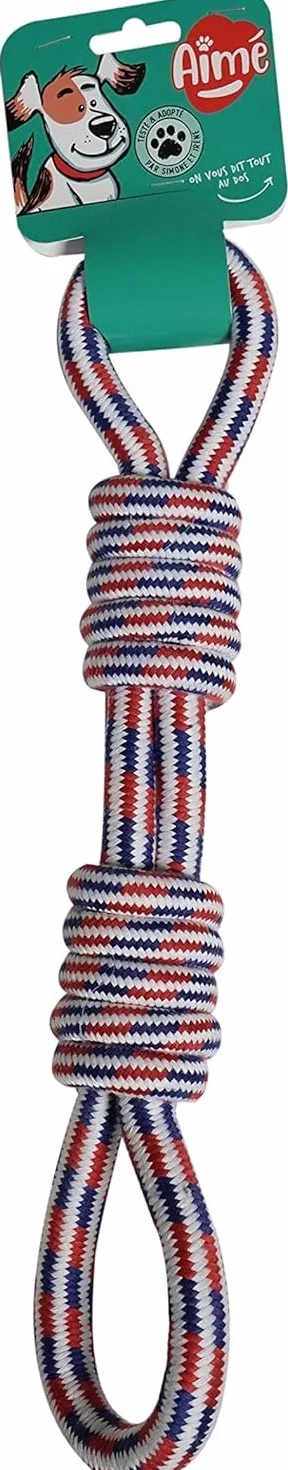 Jouet pour Chien Corde à Noeud Double Noeud 35 cm