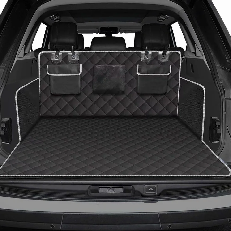 Housse de Coffre pour Chien Compatible avec pour Citroen Jumpy III Bus/Transporter 2016, Tapis Protection Voiture étanche Anti-Rayures 5 Couches Noir