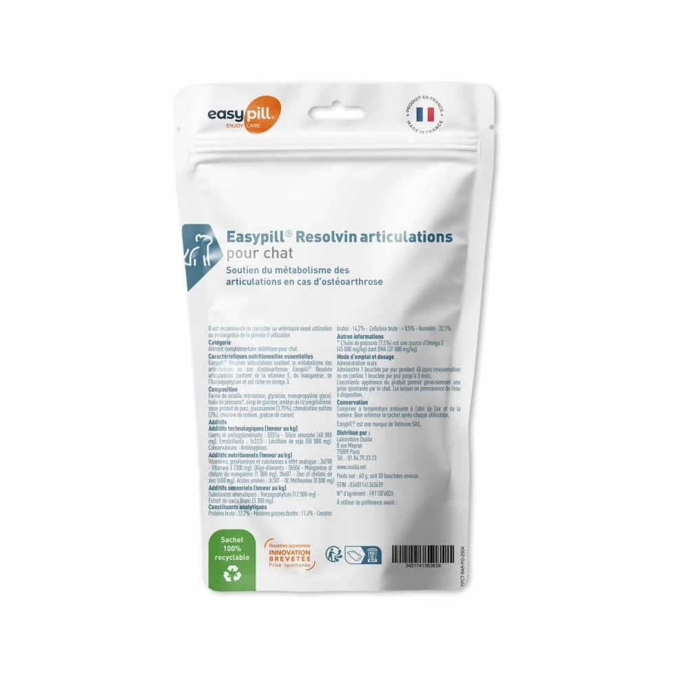 Easypill Resolvin Articulations pour chats